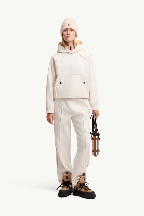 Interlock-Hoodie Damen Weiß Moncler 0