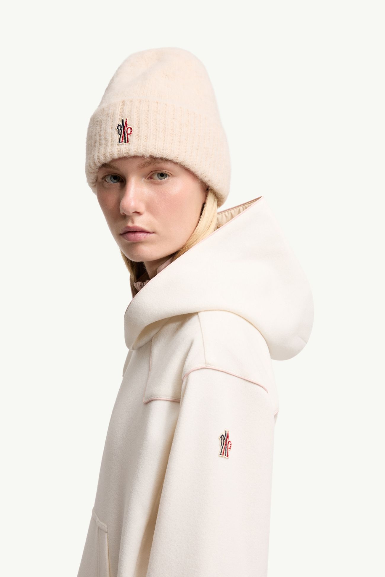 Interlock-Hoodie Damen Weiß Moncler 1
