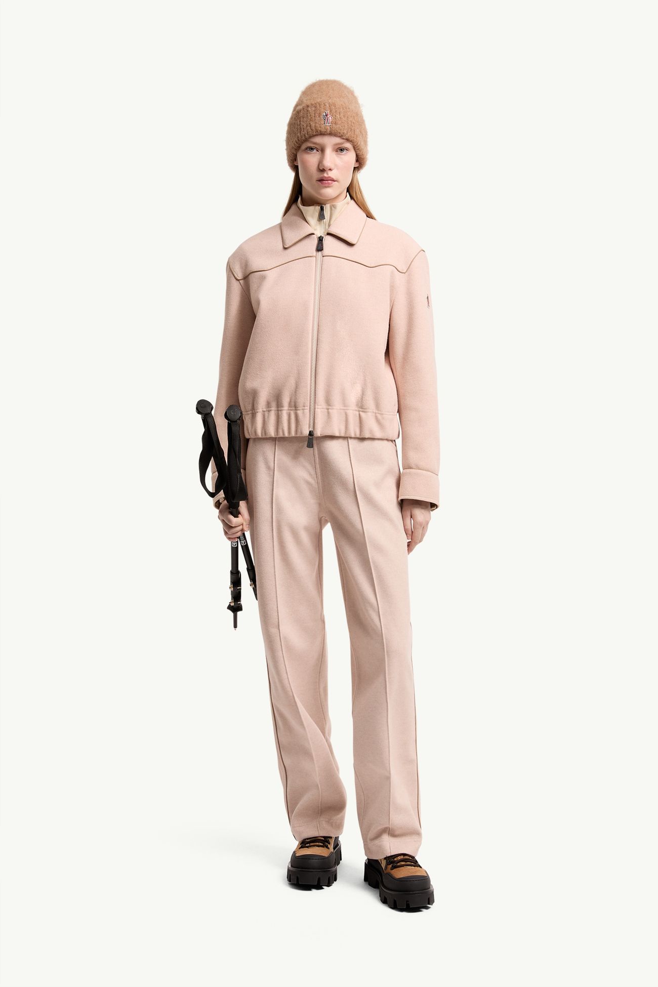 Giacca camicia in interlock Donna Rosa Moncler 0