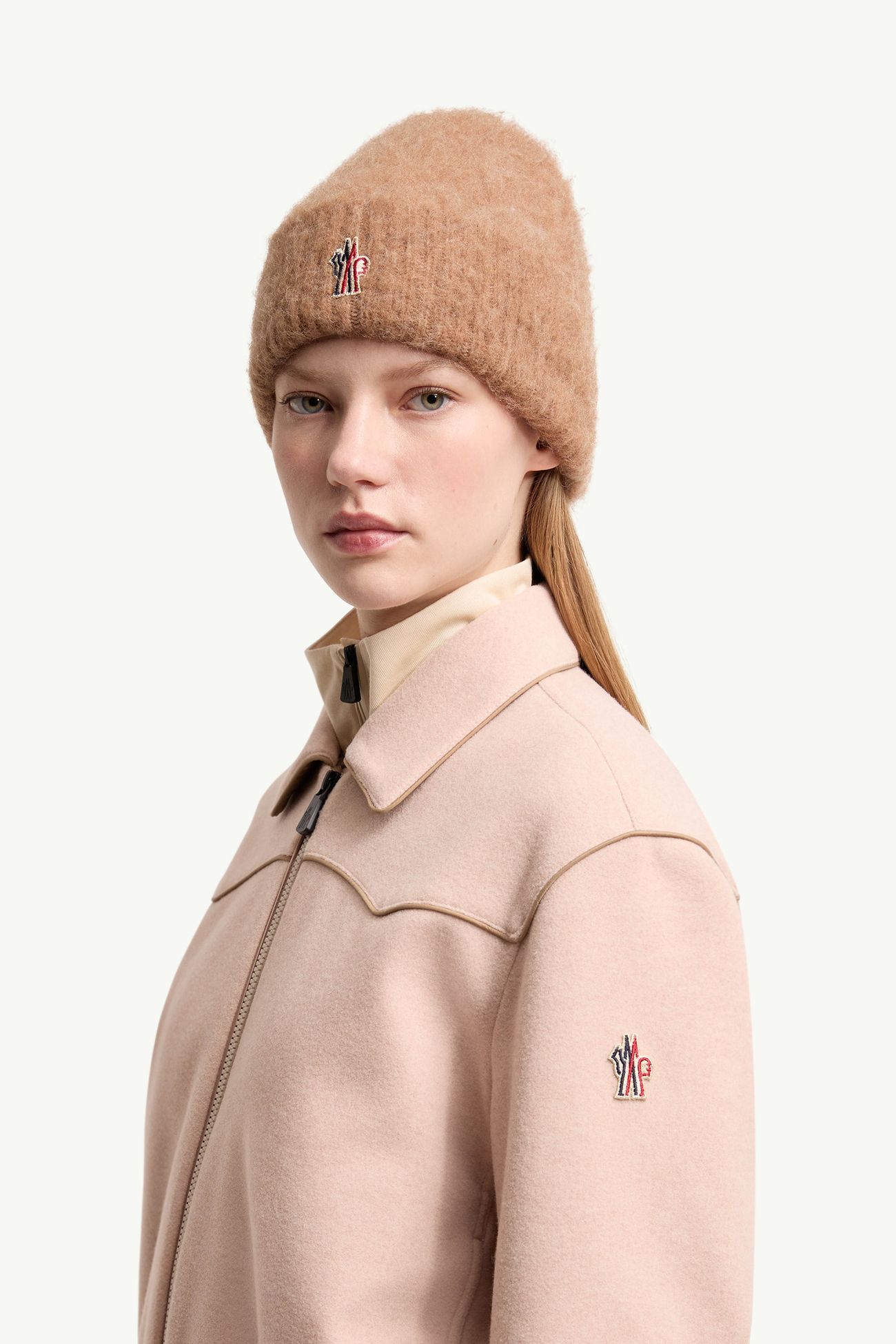 棉毛布恤衫式外套 女士 粉紅色 Moncler 1