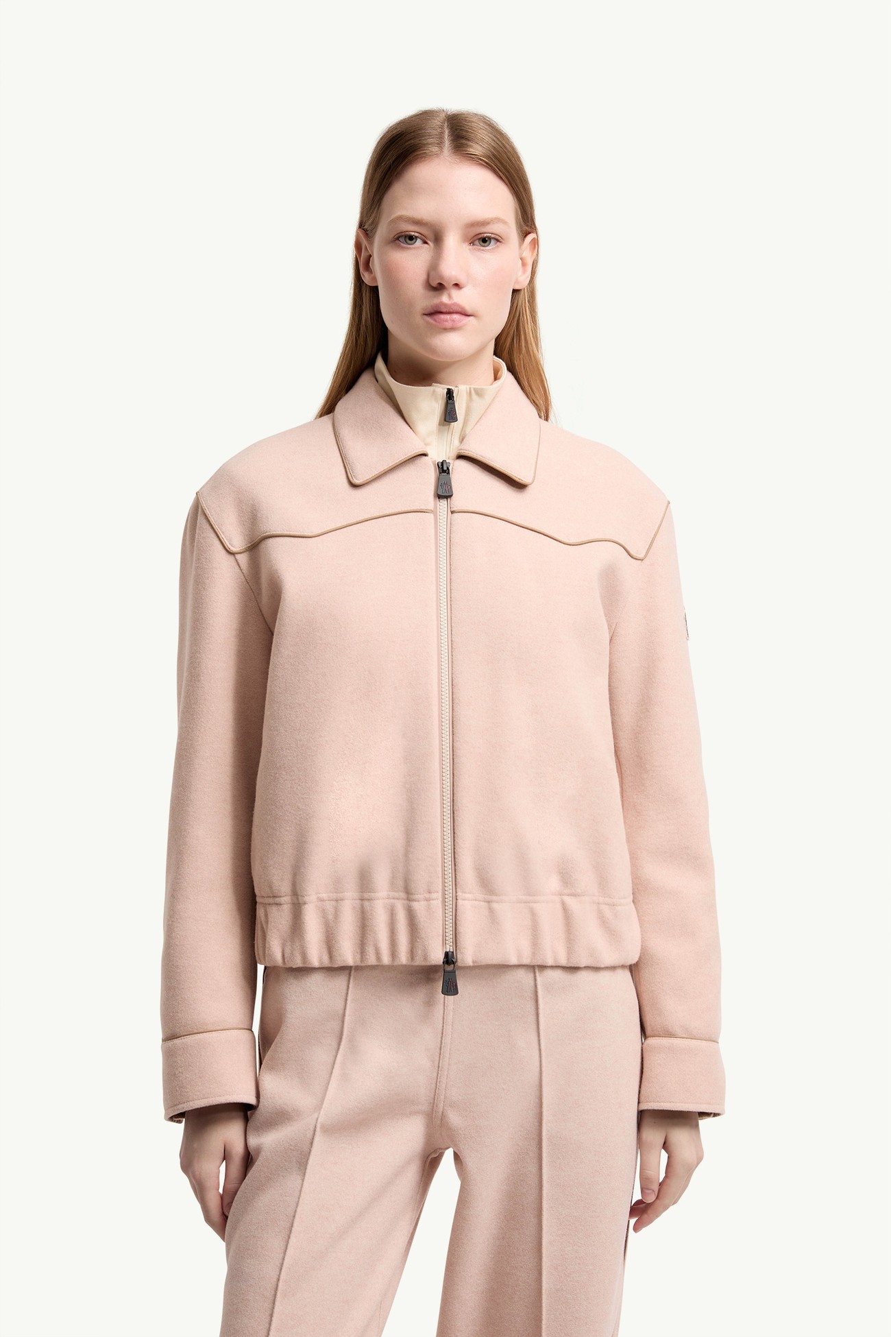 Interlock-Hemdjacke Damen Pink Moncler 3