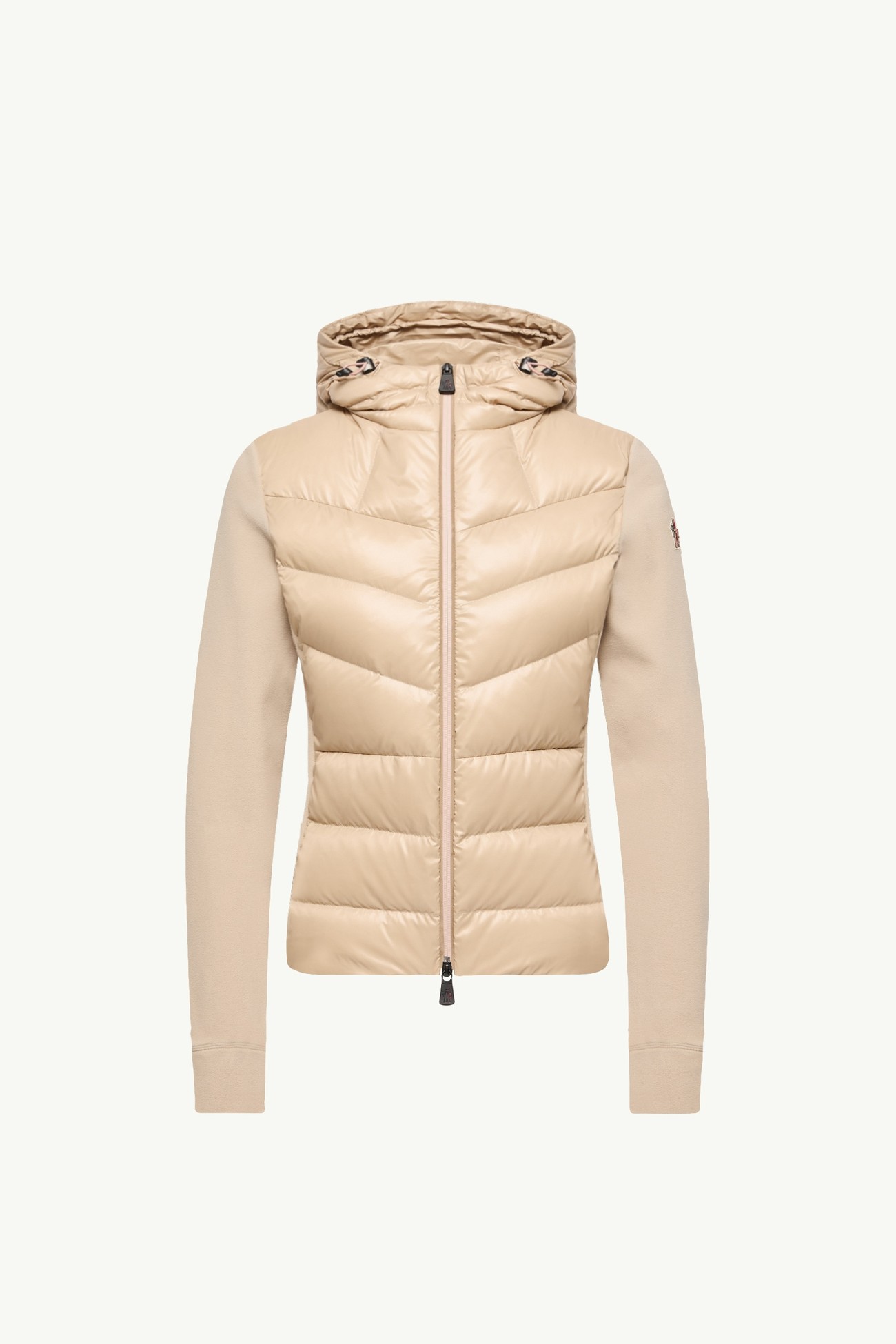 女士加衬拉链连帽卫衣 女士 浅米色 Moncler 2