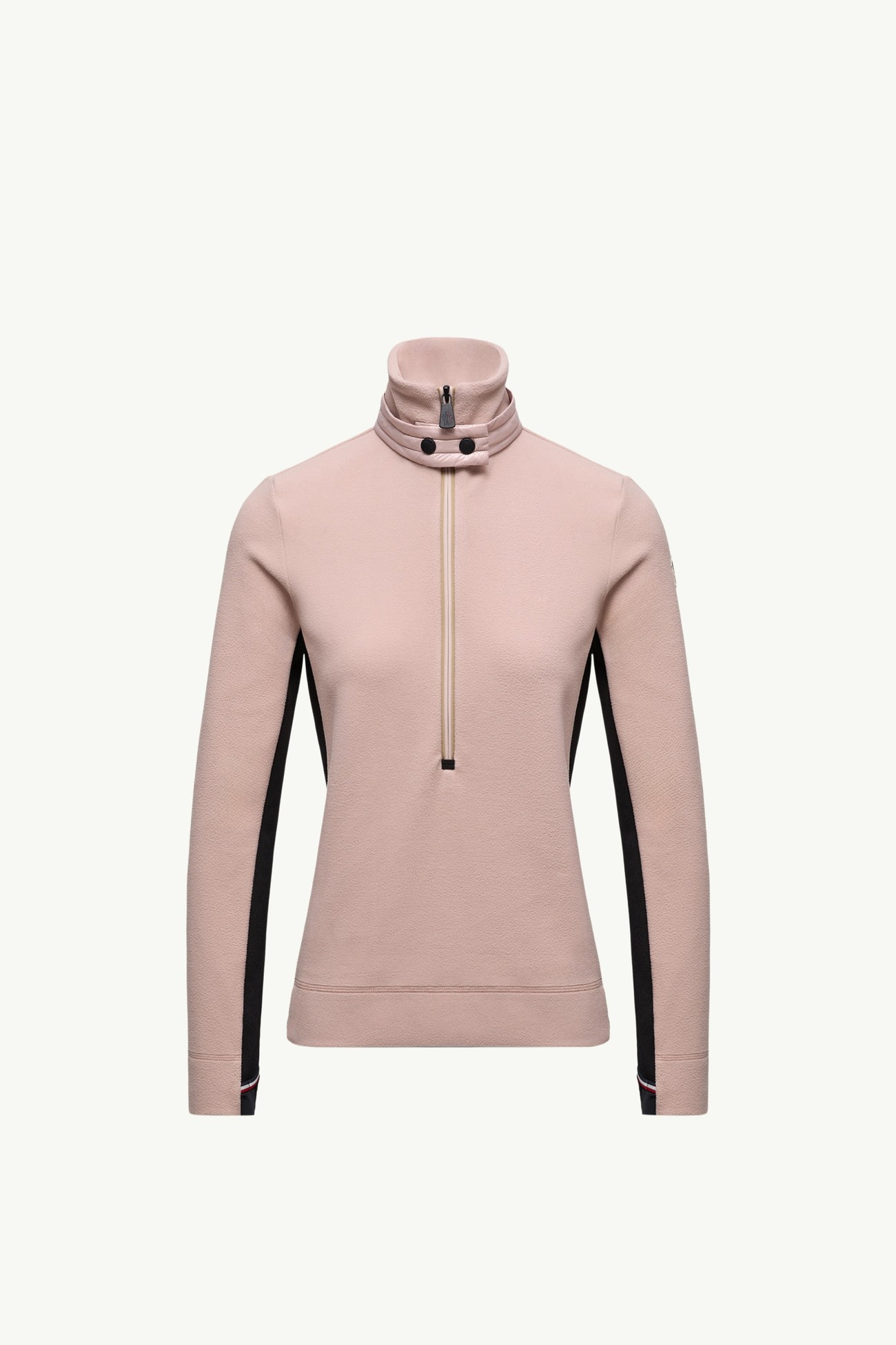Dolcevita con mezza zip Donna Rosa Chiaro Moncler 2