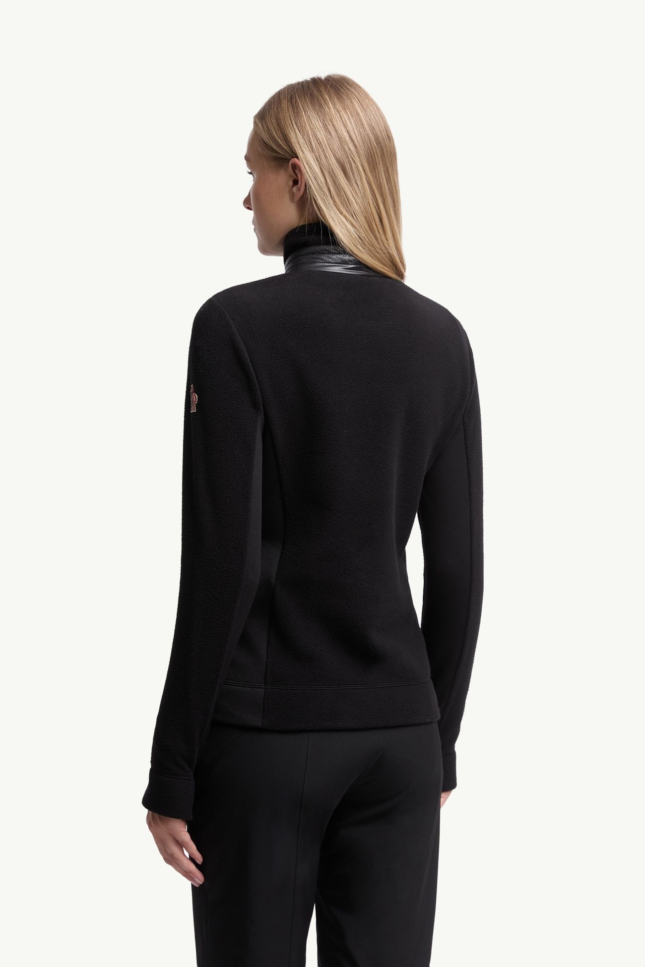 Jersey de cuello de tortuga y media cremallera Mujer Negro Moncler 4