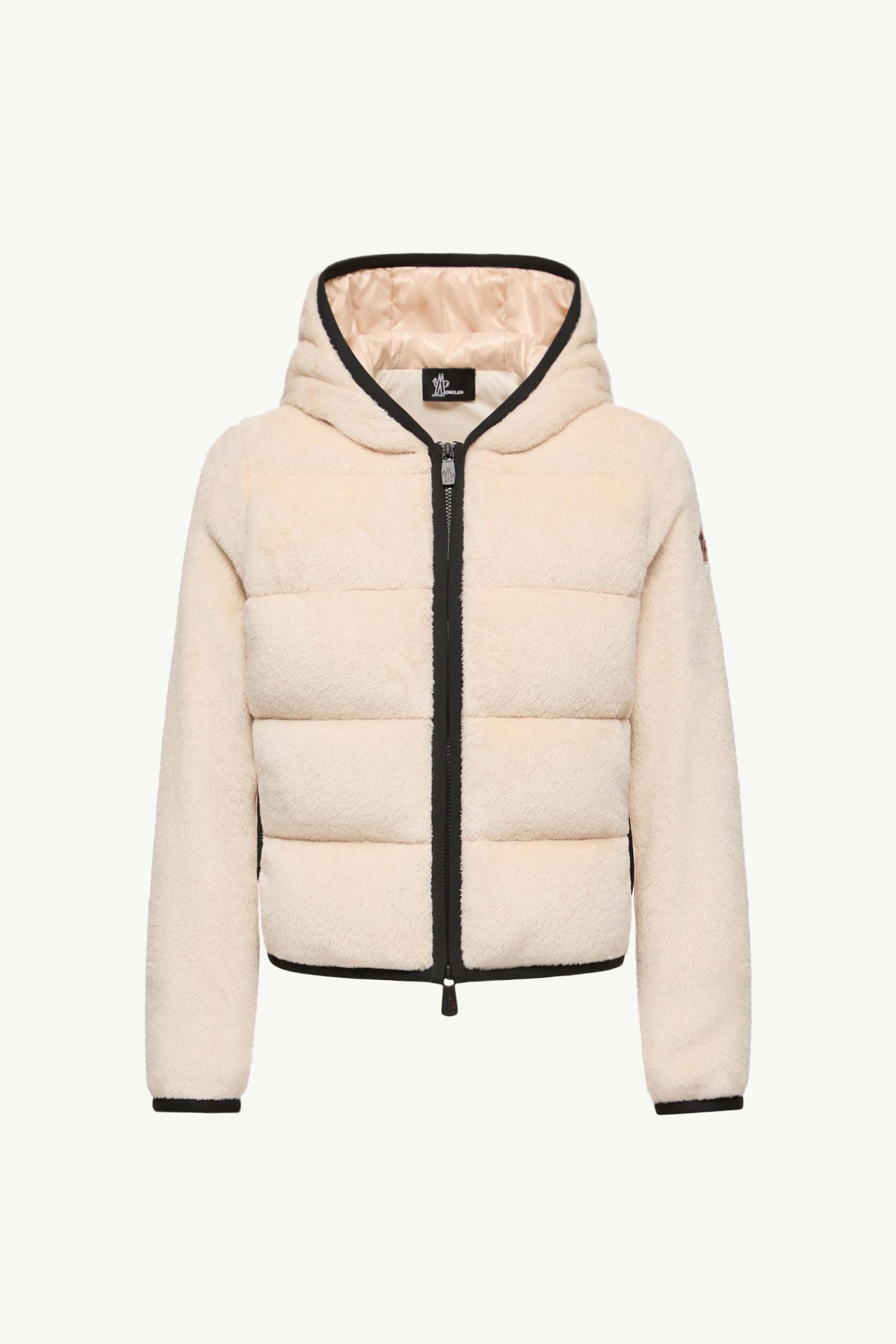 Felpa Polartec® imbottita con cappuccio e zip Donna Beige Chiaro Moncler, 1 of 0