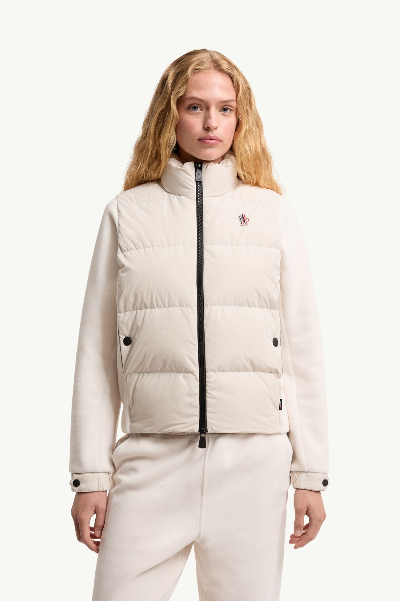 Cardigan imbottito Polartec® con zip Donna Beige Chiaro Moncler 3