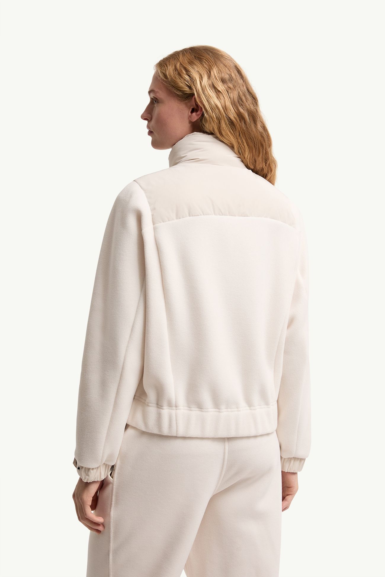 Cardigan imbottito Polartec® con zip Donna Beige Chiaro Moncler 4