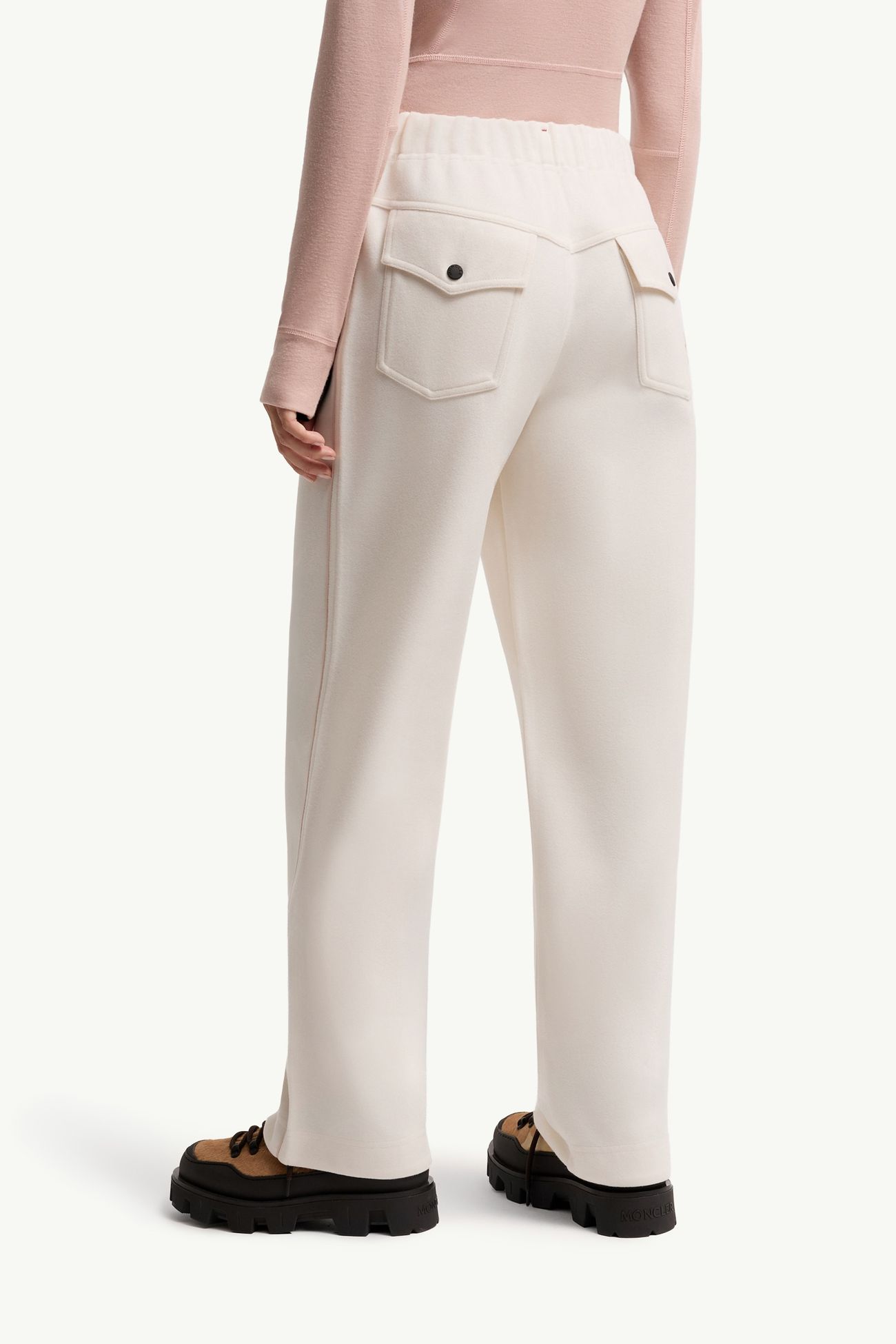 Interlock Track Trousers Women White Moncler 4