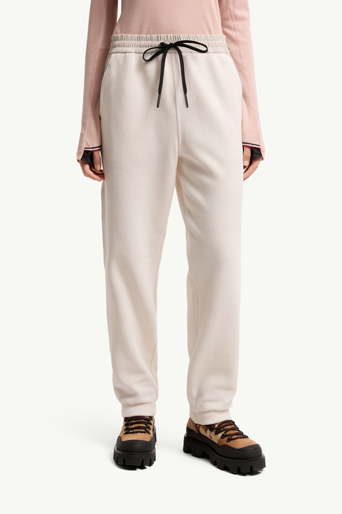 Pantaloni sportivi Polartec® Donna Beige Chiaro Moncler 3
