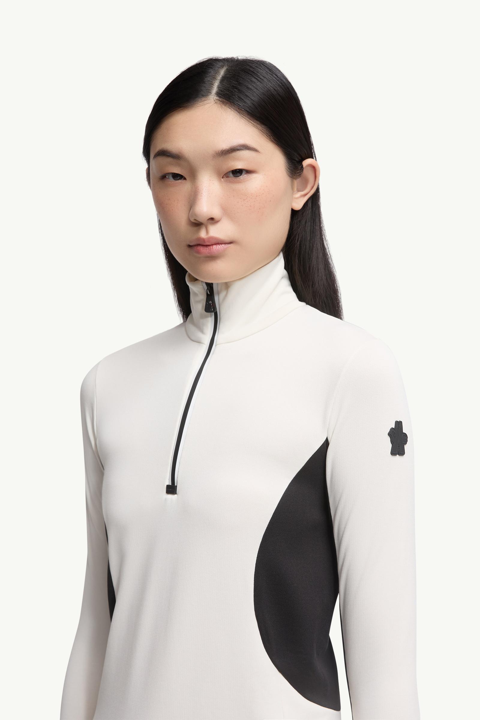 White Polartec® Half-Zip Turtleneck - Mid-Layers for Women