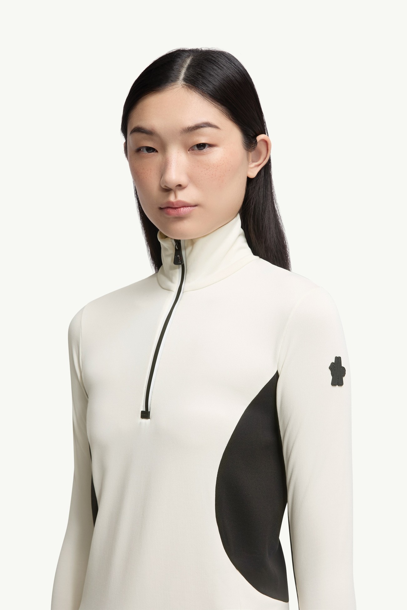 Dolcevita Polartec® con mezza zip Donna Bianco Moncler 1
