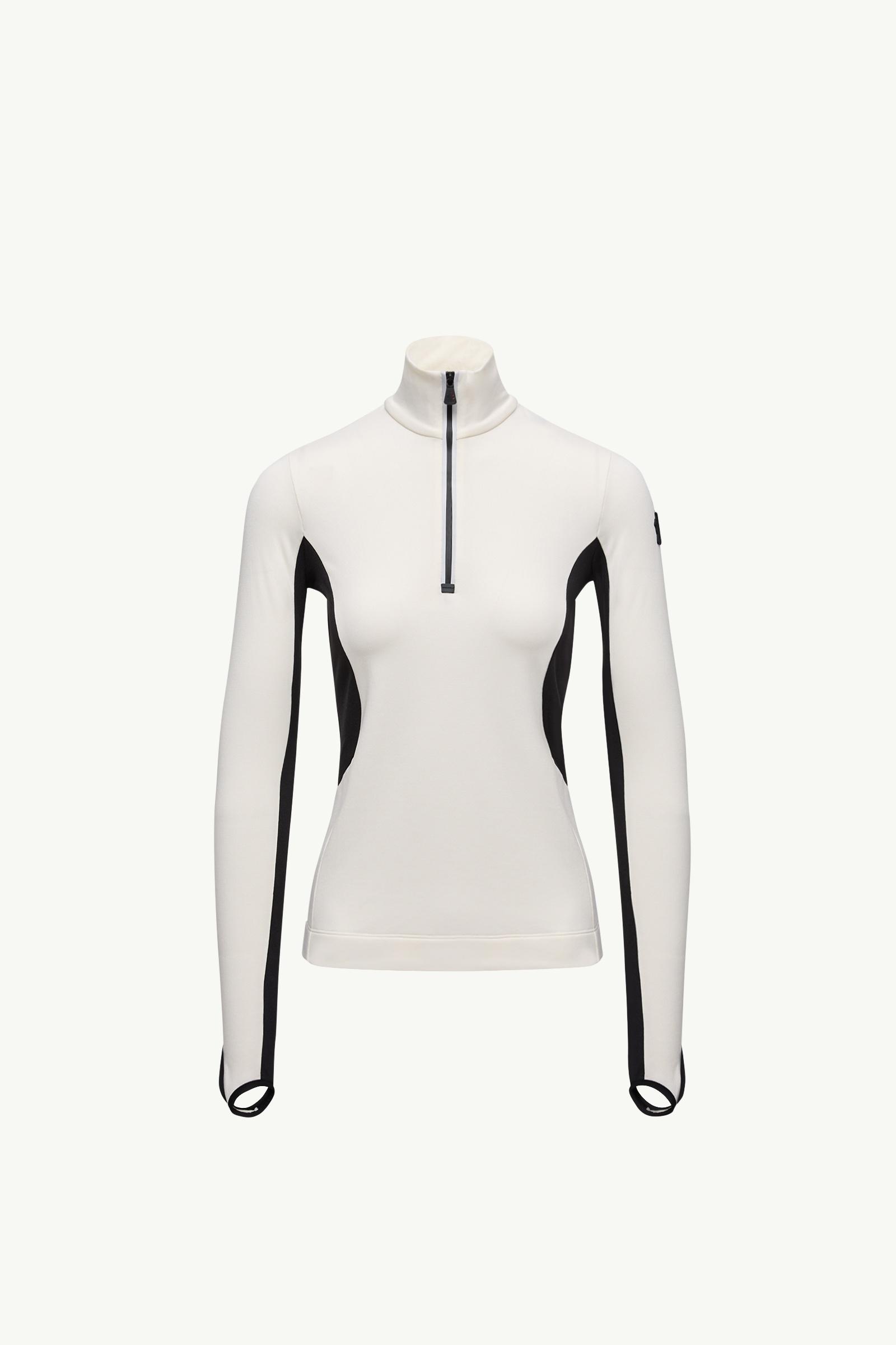 Polartec® Half-Zip Polo Neck Women White Moncler