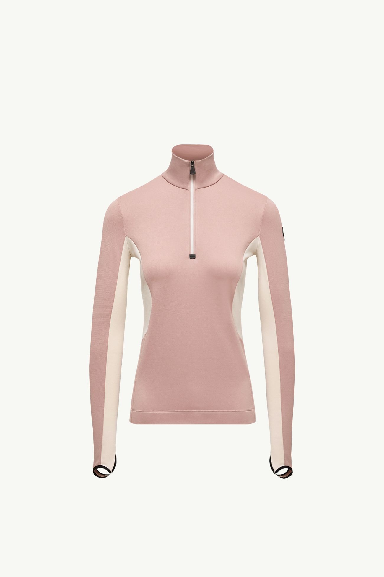 Prenda con cuello de tortuga y media cremallera Polartec® Mujer Rosado Moncler 2
