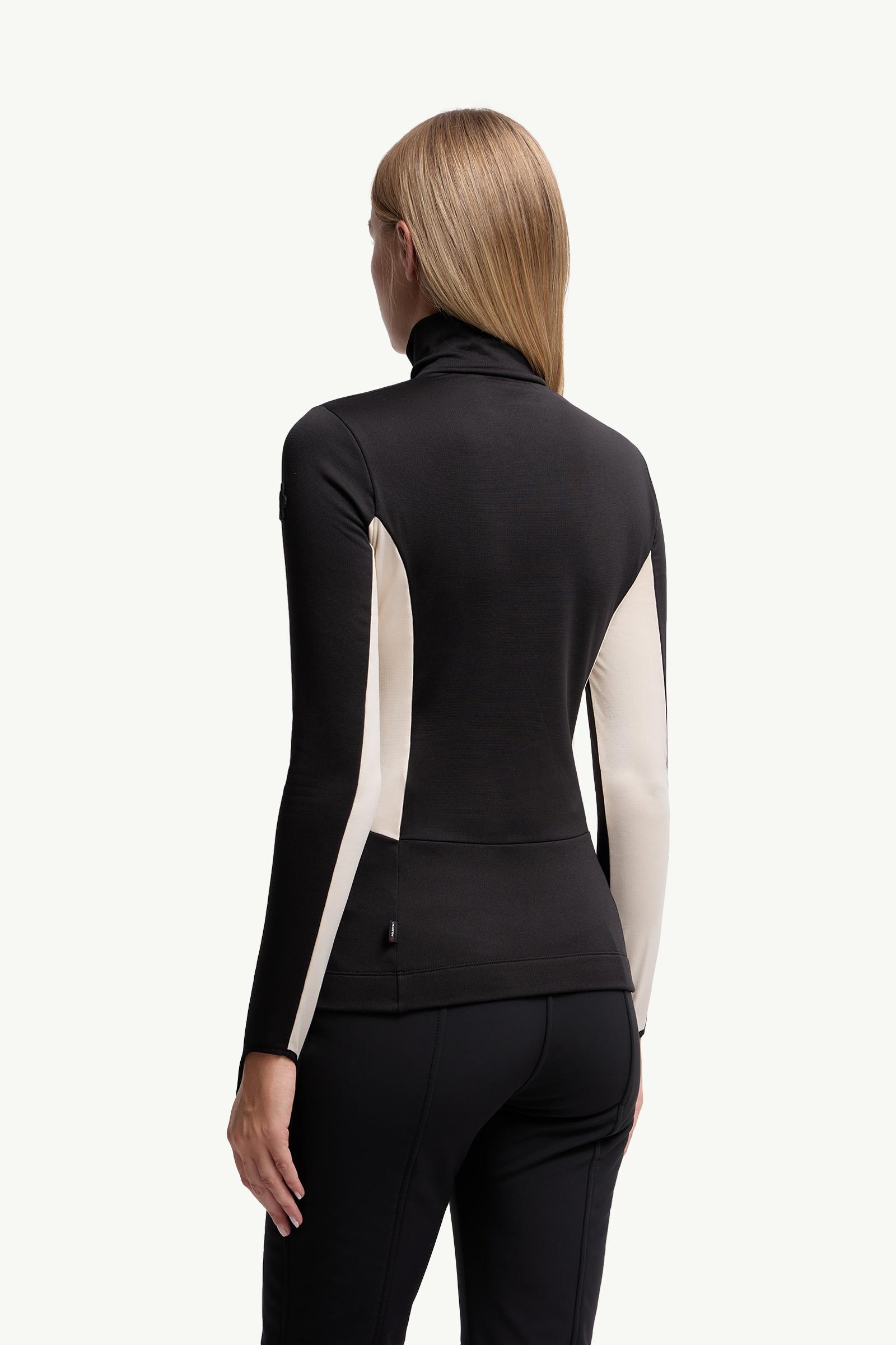 Black Polartec® Half-Zip Turtleneck - Mid-Layers for Women