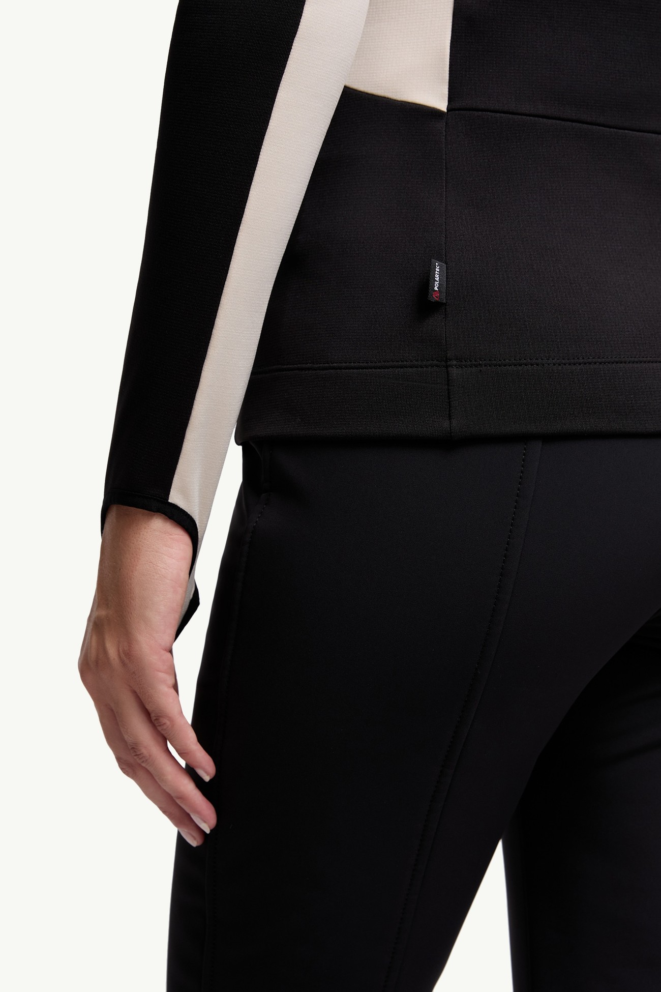 Polartec® Half-Zip Polo Neck Women Black Moncler 5