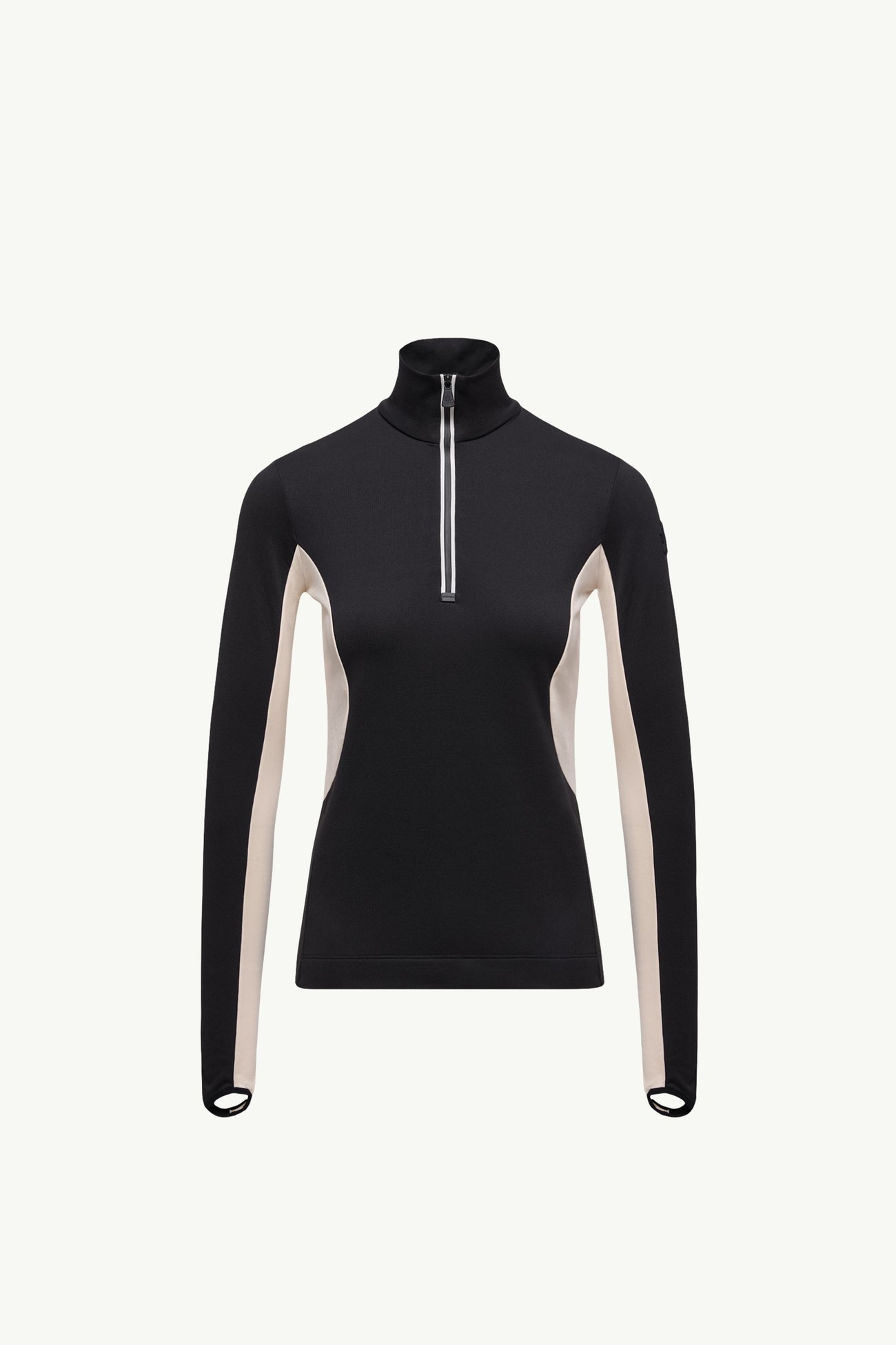 Polartec® Half-Zip Polo Neck Women Black Moncler 2