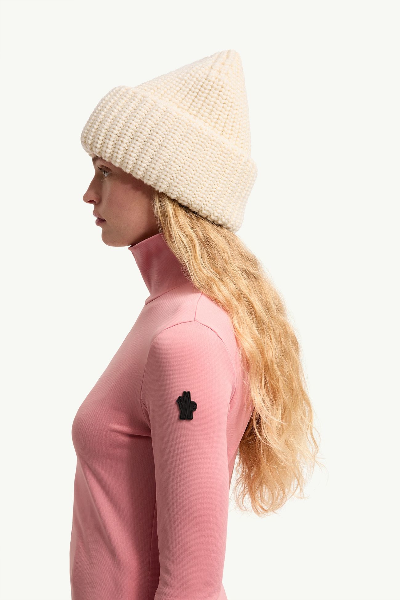 Polartec® Polo Neck Women Rose Pink Moncler 1