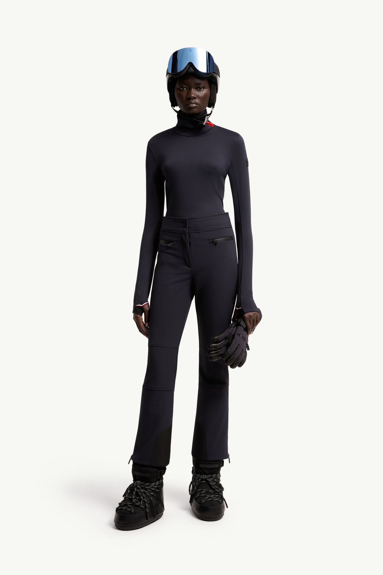 Polartec® Rollkragenpullover Damen Dunkelblau Moncler 0