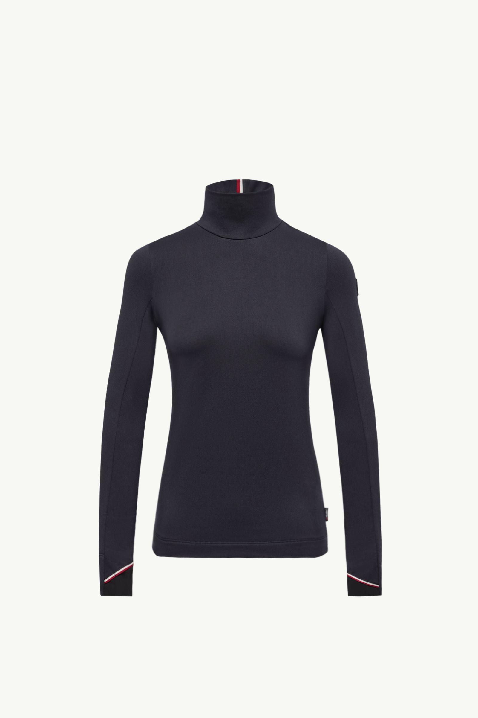 Polartec® Polo Neck Women Dark Blue Moncler