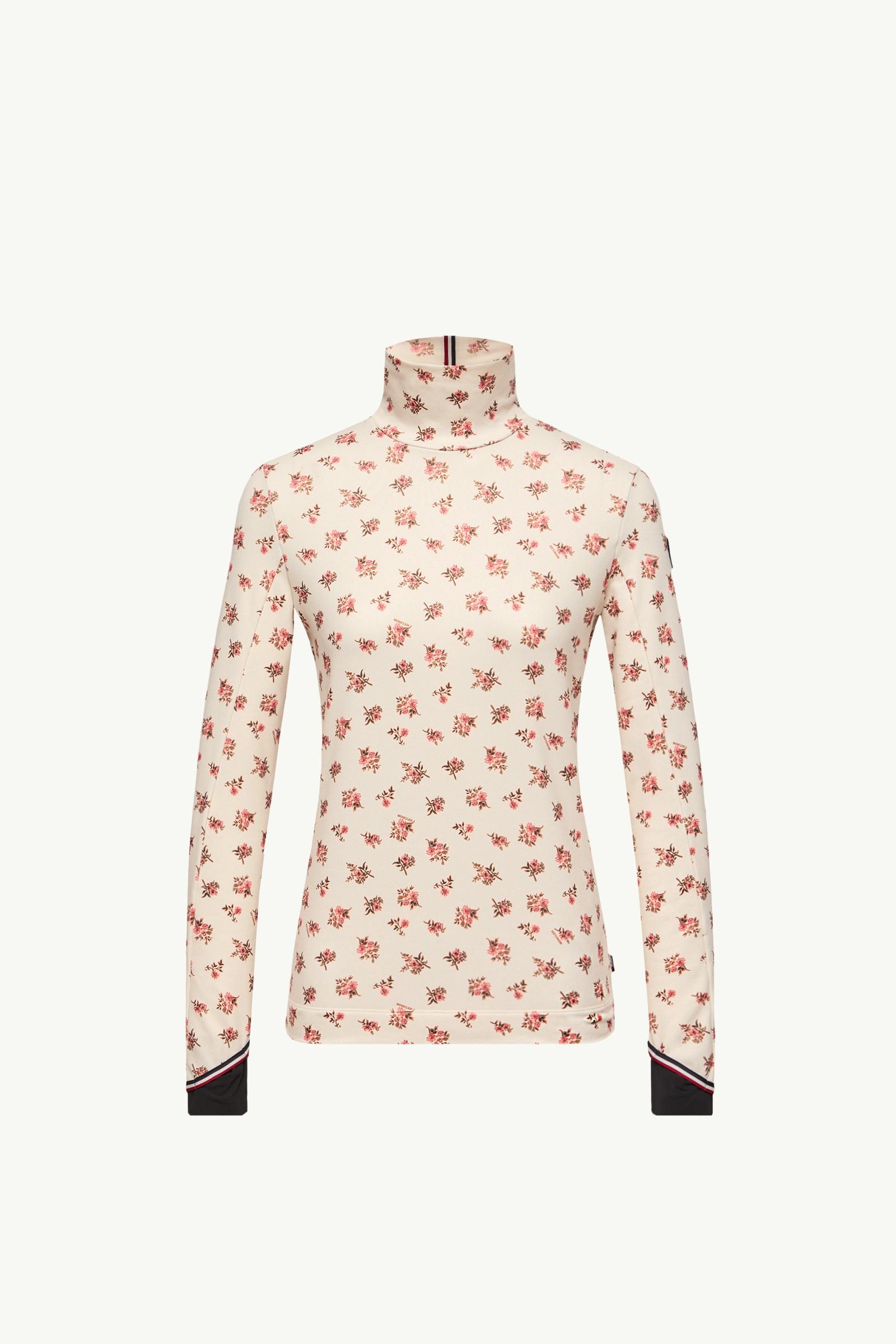 花卉印花樽領衫 女士 白色 Moncler, 1 of 0