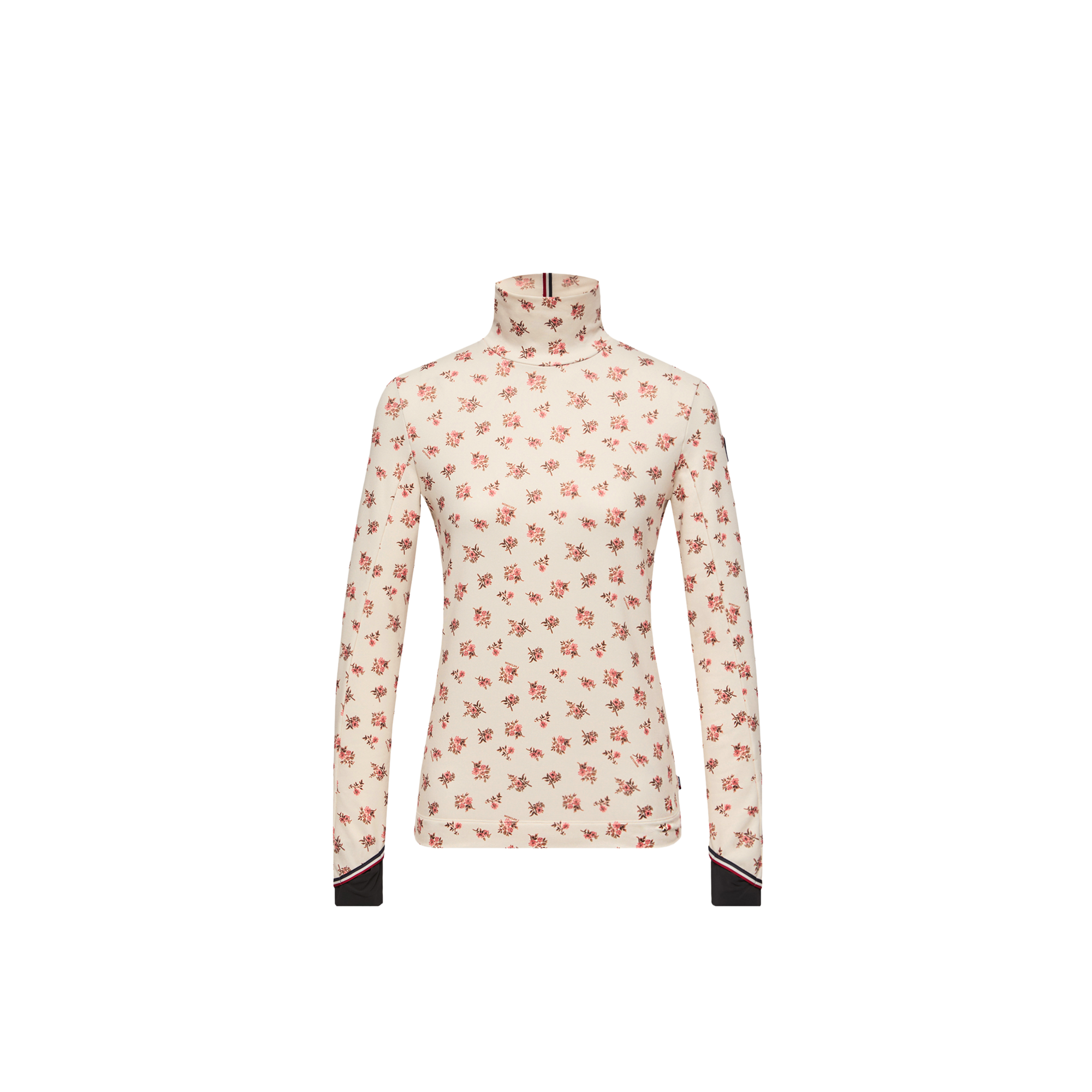 Grenoble Floral Print Polo Neck Women da Size: M, Moncler