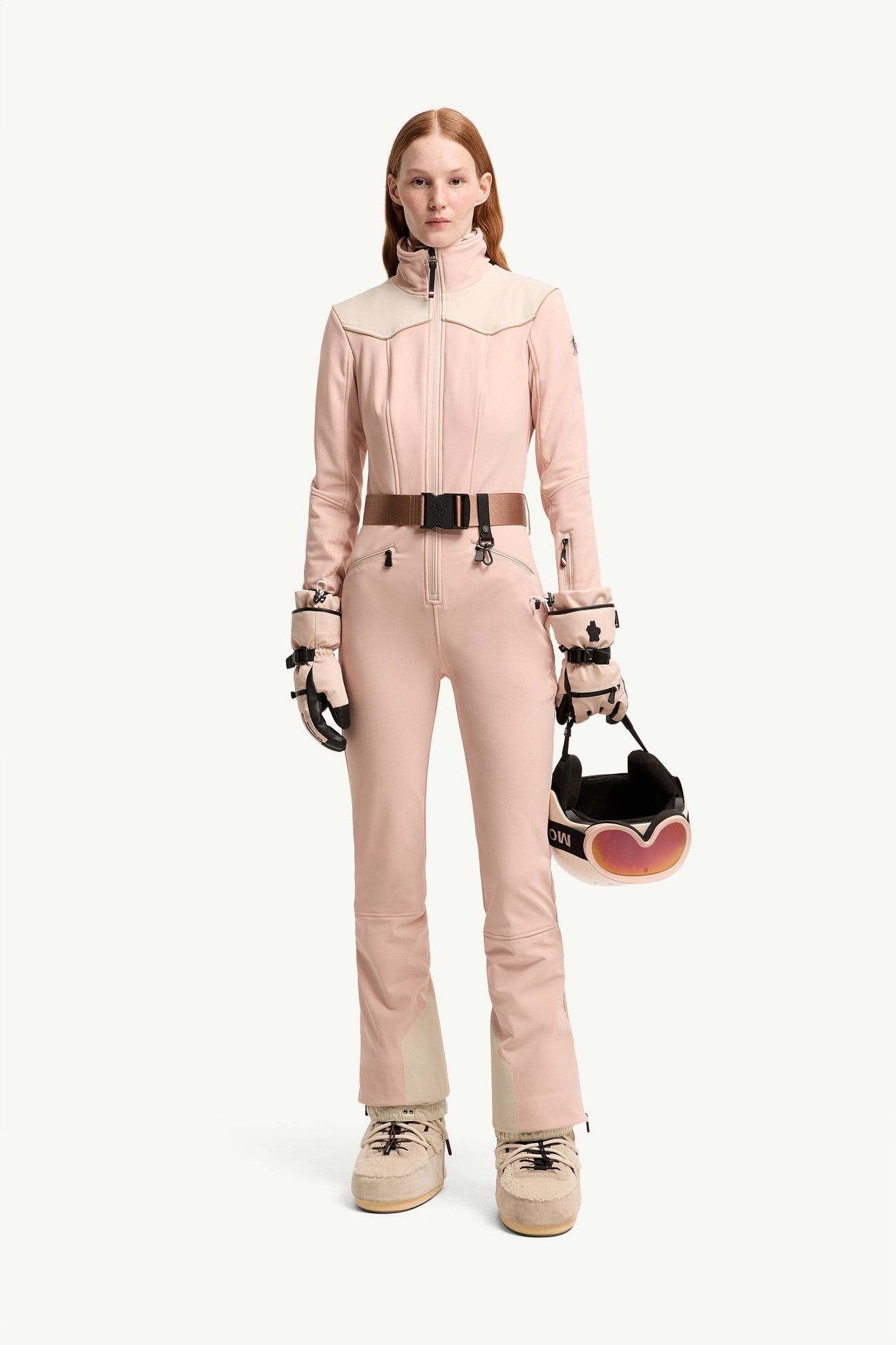 Combinaison de ski Femmes Rose Moncler 0