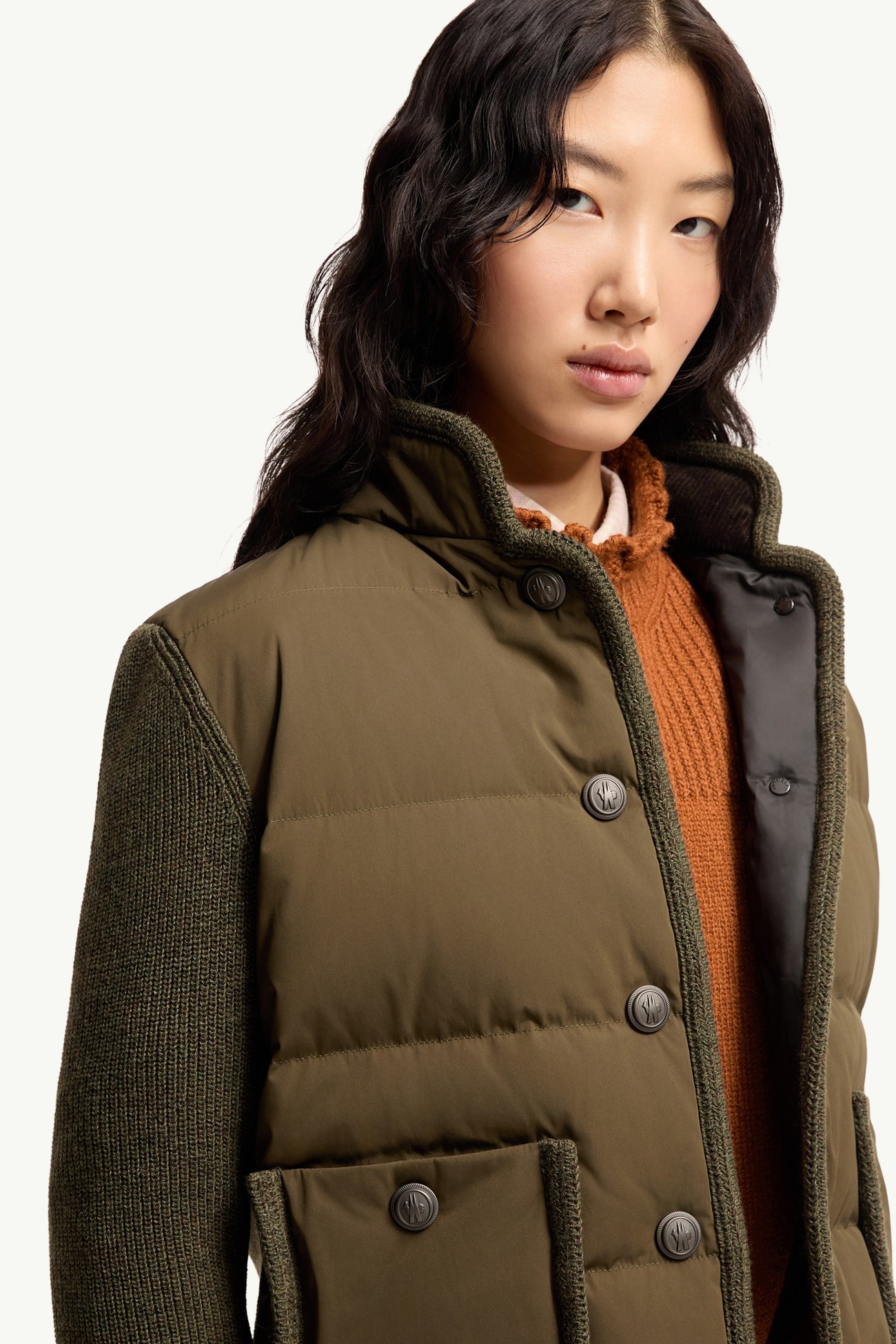 カーディガン レディース ダークグリーン Moncler 5