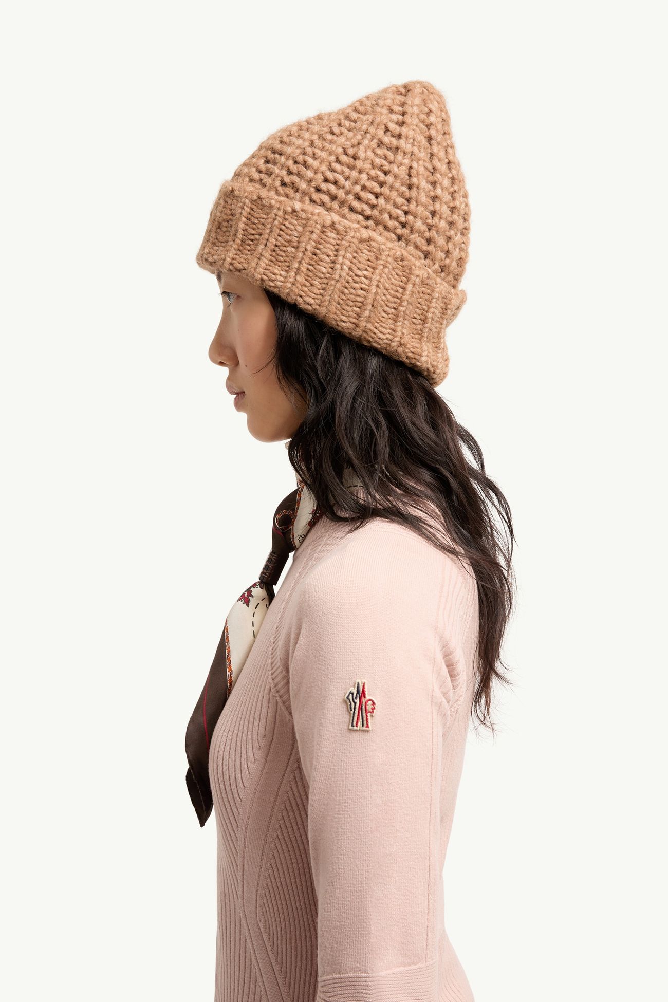 女士羊毛混纺毛衣 女士 粉红色 Moncler 1