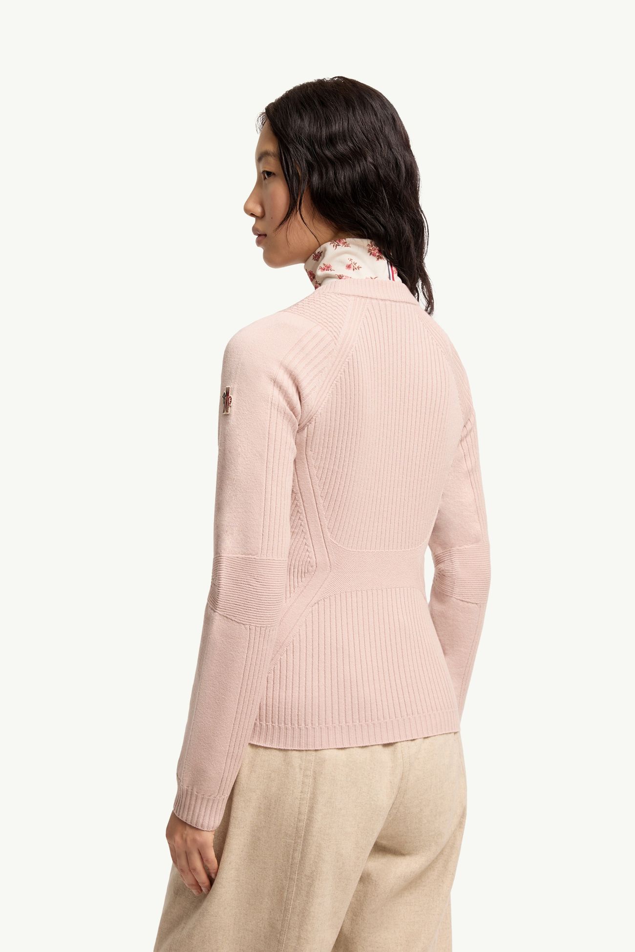 羊毛混紡毛衣 女士 粉紅色 Moncler 4