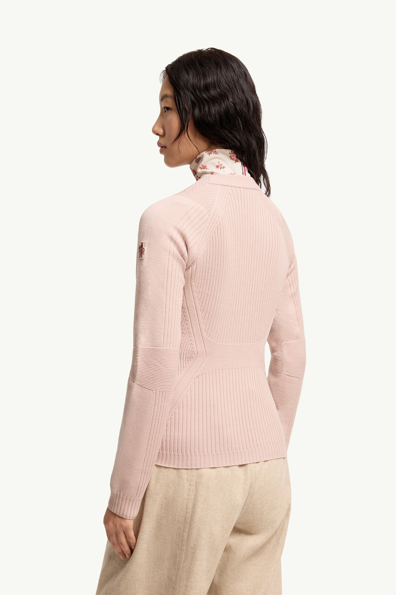 羊毛混紡毛衣 女士 粉紅色 Moncler 4