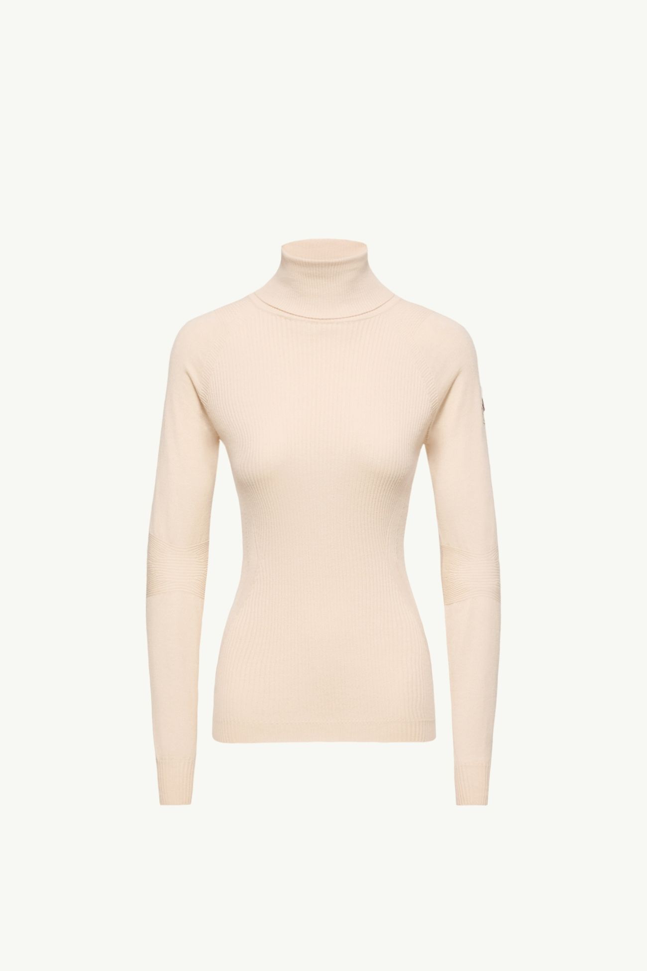羊毛混紡樽領毛衣 女士 象牙白色 Moncler 2