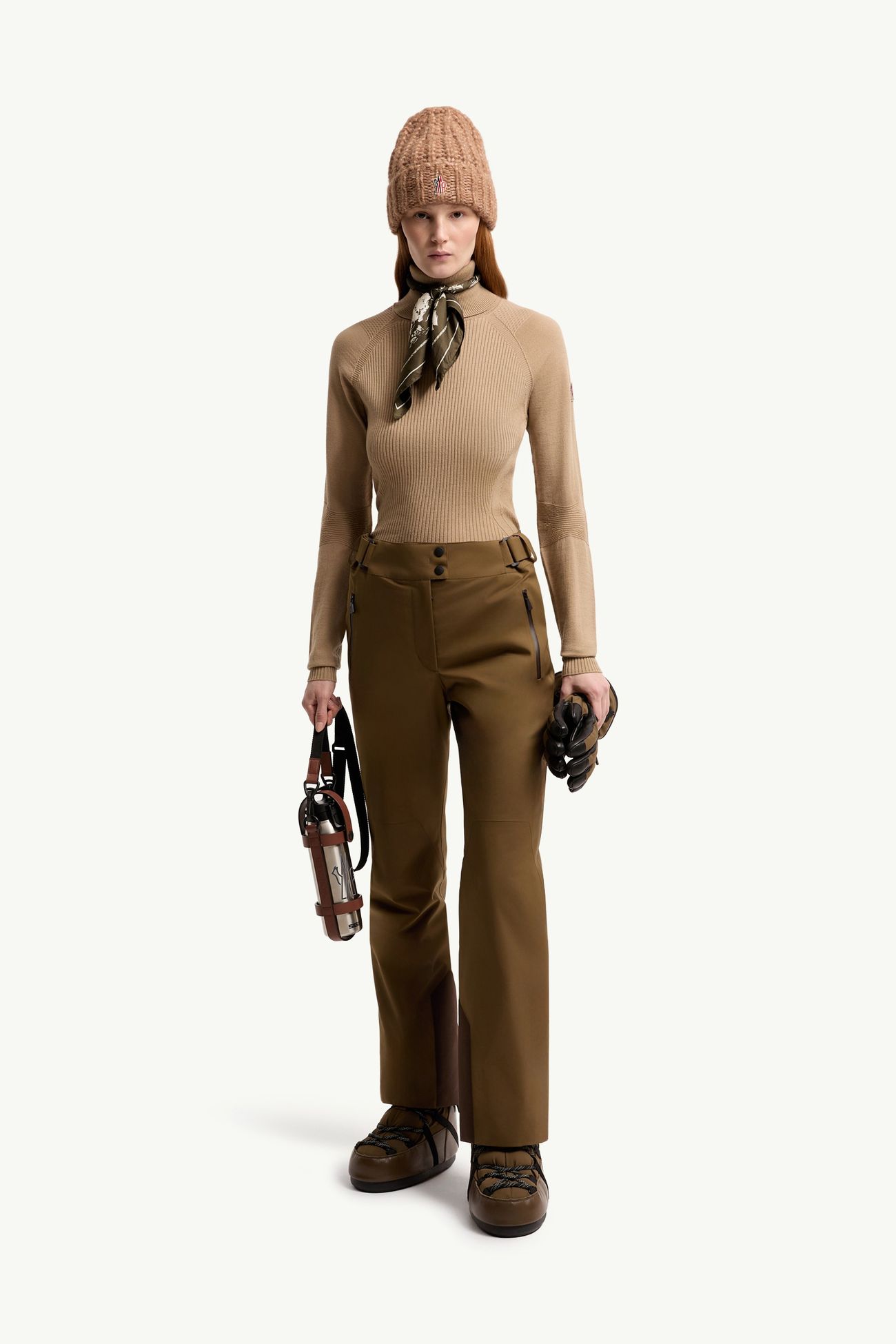Maglione in misto lana Donna Beige Moncler 0