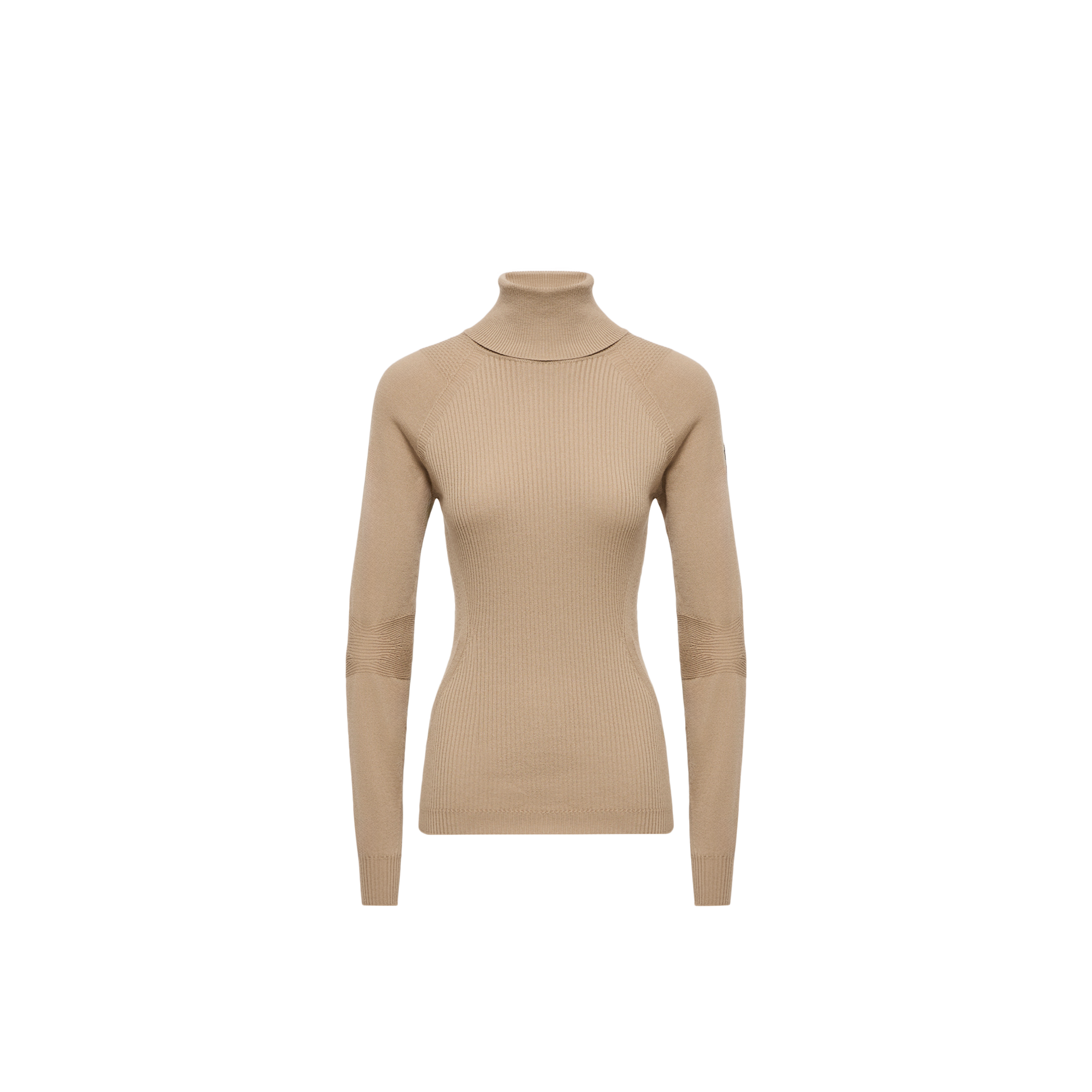 Moncler Donna Beige - Maglione Dolcevita Apres-Ski - Knitwear - S - Immagine 2
