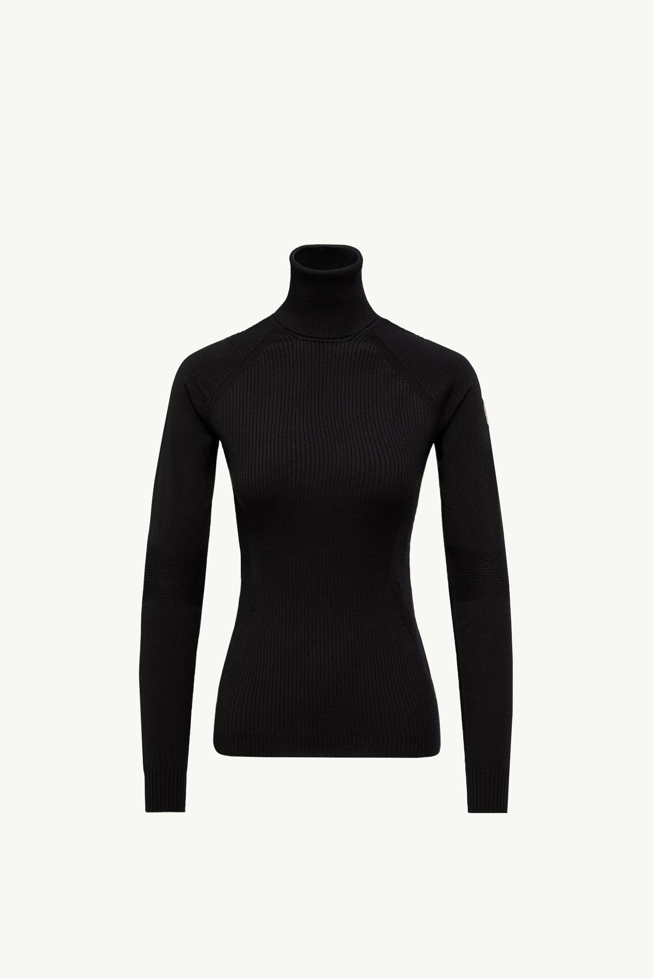 羊毛混紡樽領毛衣 女士 黑色 Moncler 2