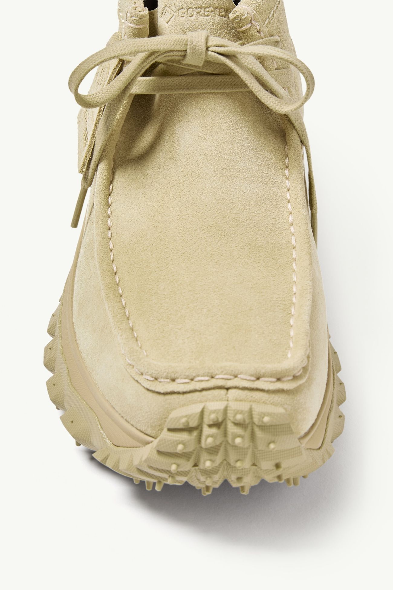 Moncler + Clarks Originals Trailgrip Wallabee GTX Suede Boots Men Beige Moncler 2