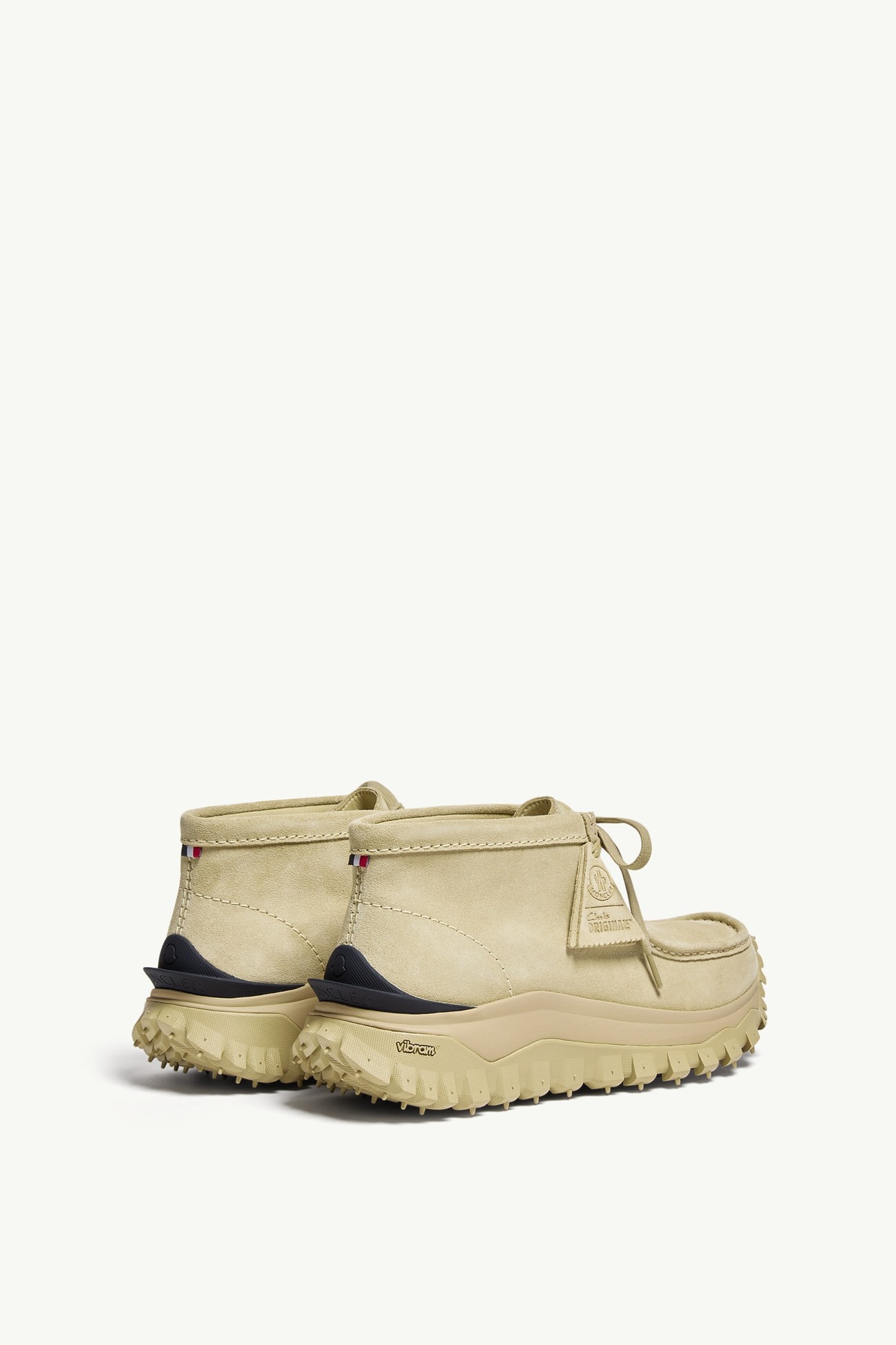 Moncler + Clarks Originals Trailgrip Wallabee GTX Wildlederstiefel Herren Beige Moncler 4