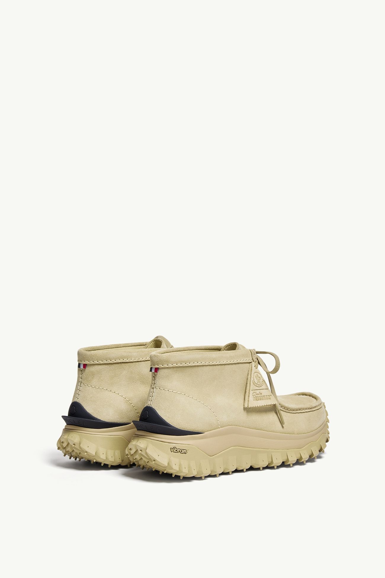 Moncler + Clarks Originals Trailgrip Wallabee GTX 스웨이드 부츠 남성 베이지 Moncler 4