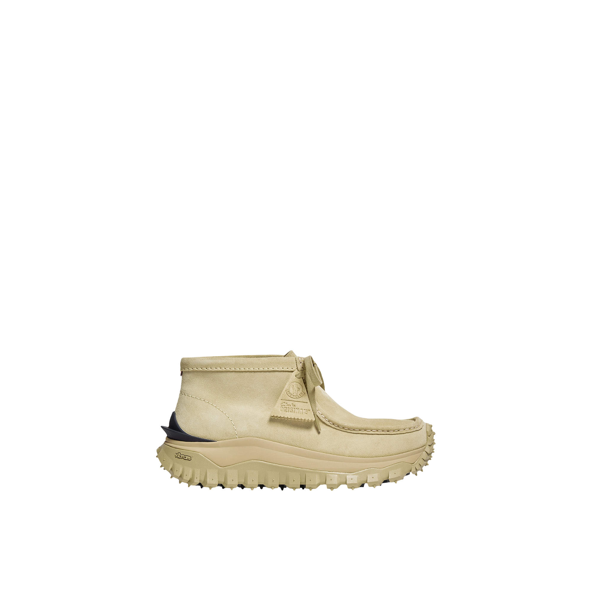 Moncler + Clarks Originals Trailgrip Wallabee Gtx Suede Boots for Men in Beige, Size: 45
