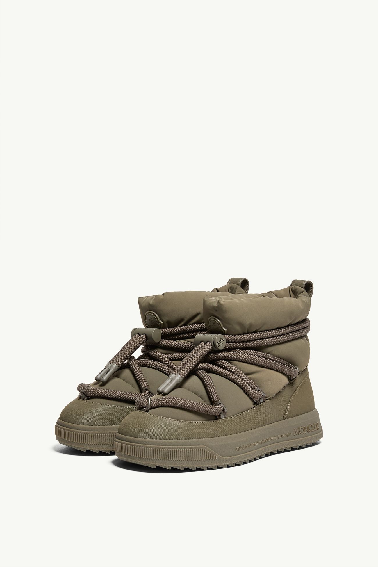 Moncler Altive Mid Snow Boots Men Olive Green Moncler 3