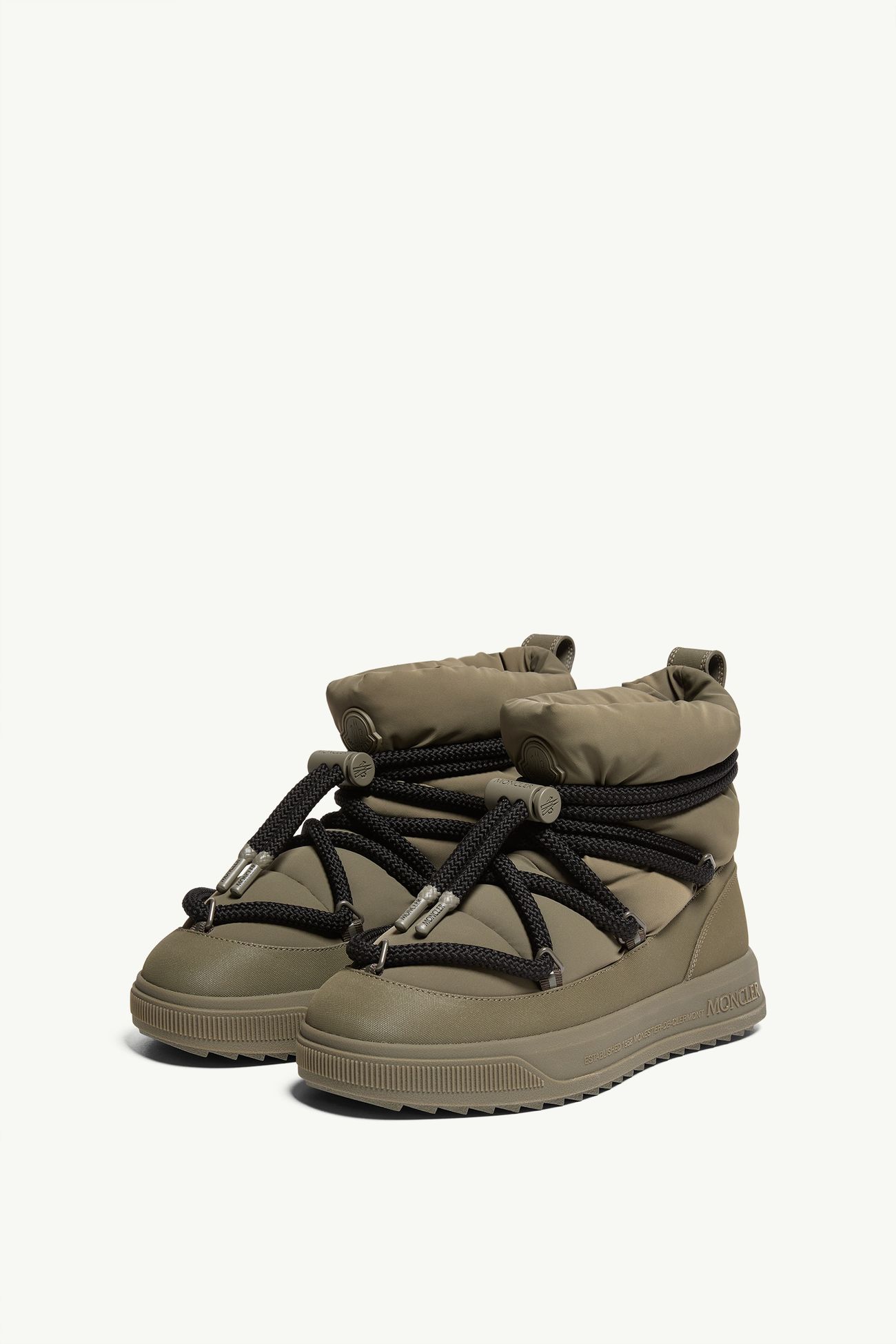 Moncler Altive Mid Snow Boots Men Olive Green Moncler 4