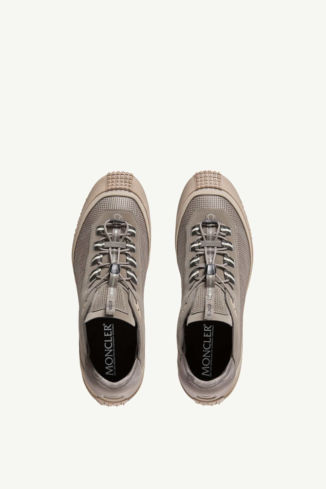 Sneakers Trailgrip LP en daim et nubuck Hommes Gris Moncler 5