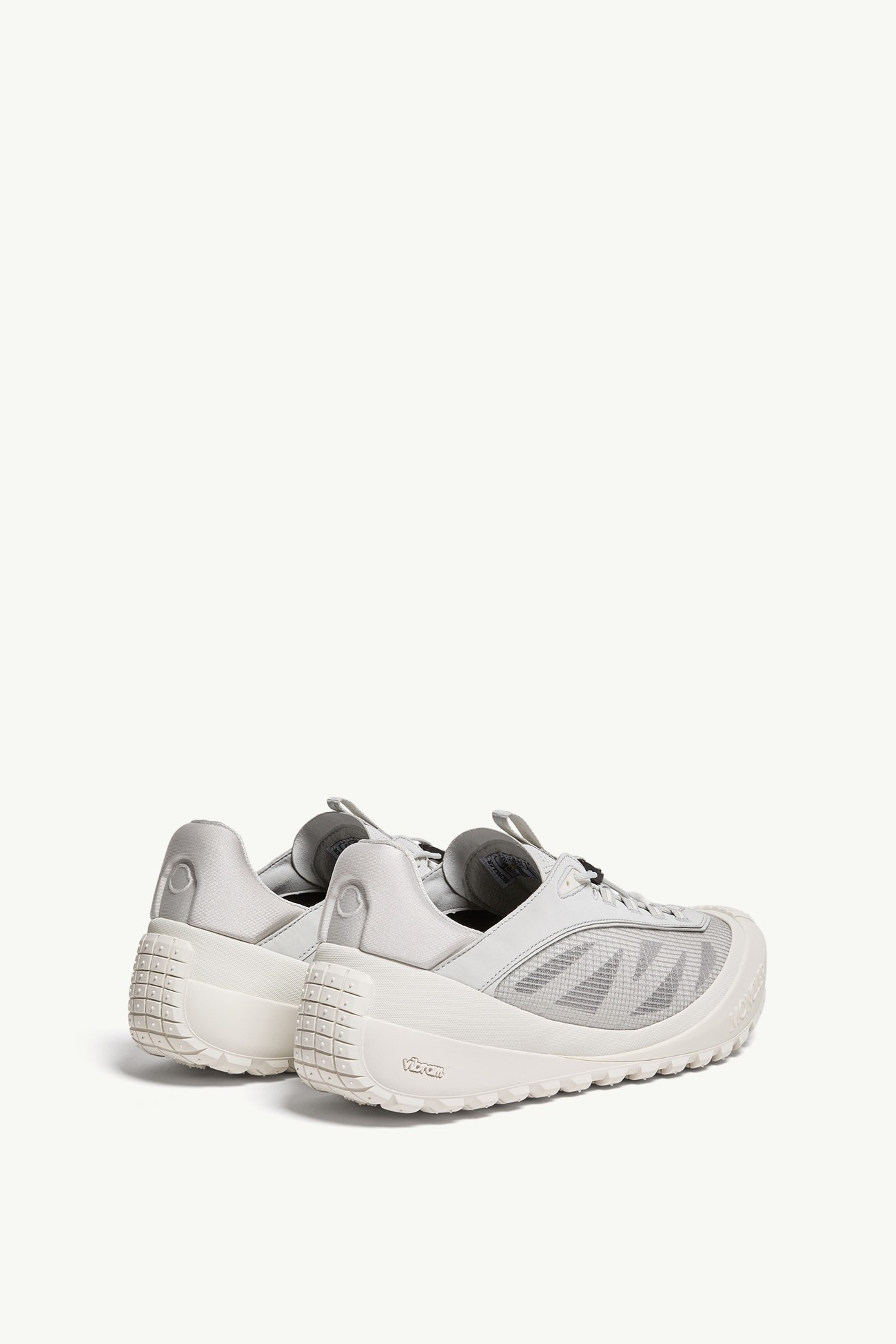 Trailgrip LP Suede & Nubuck Sneaker Men White & Gray Moncler 4