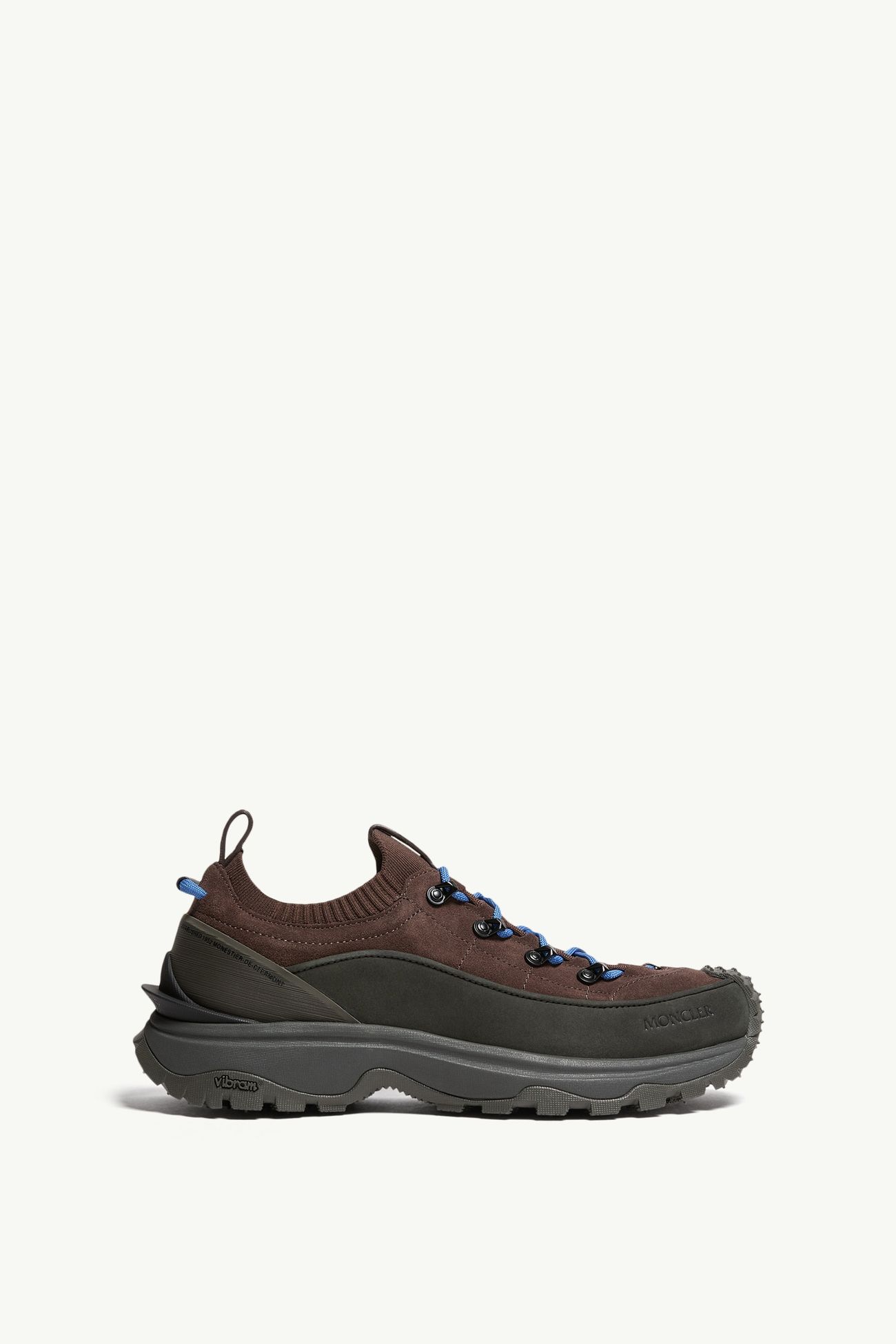 Sneakers Trailgrip Lite 3 en daim Hommes Marron Moncler 0