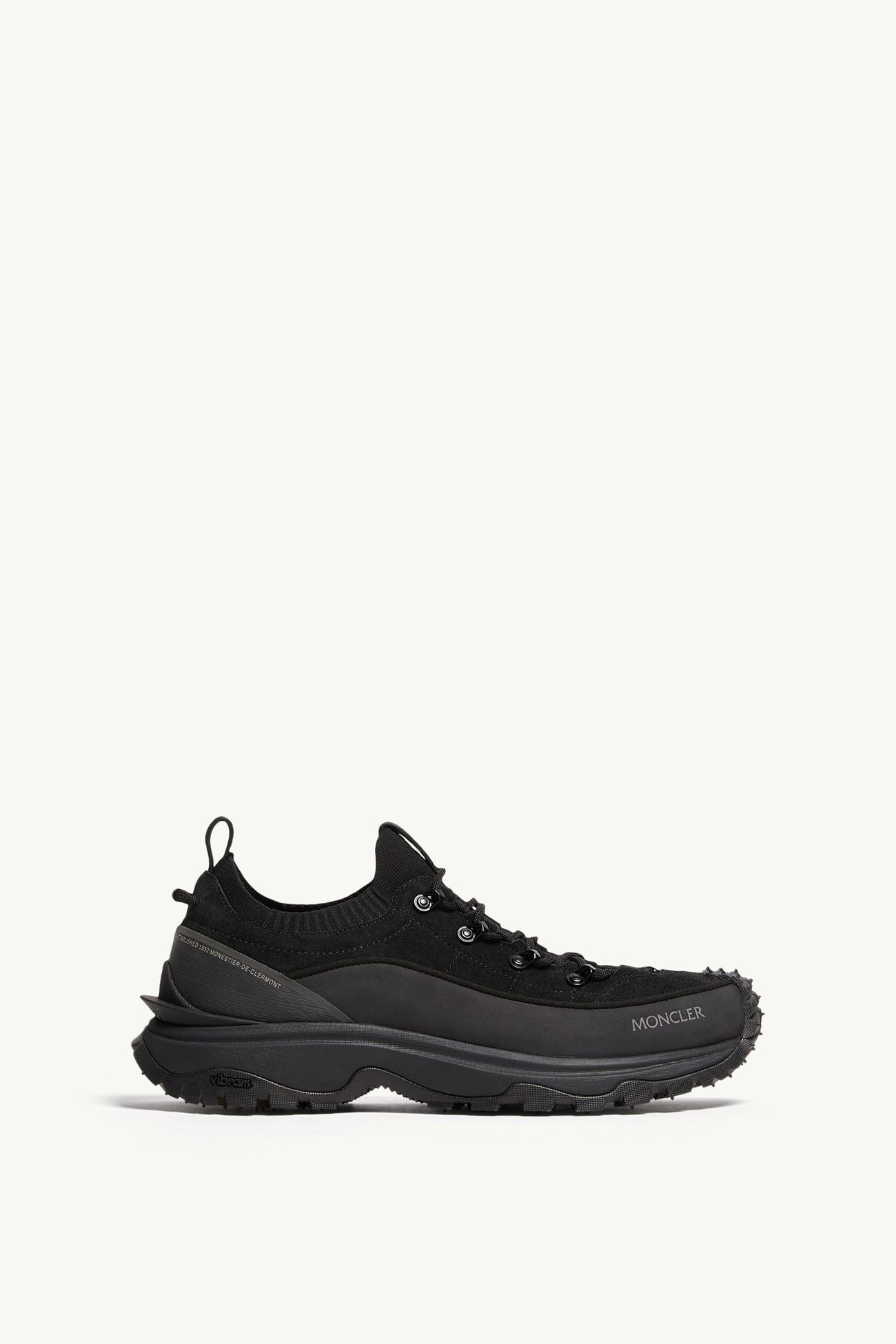 Sneakers Trailgrip Lite 3 en daim Hommes Noir Moncler 0