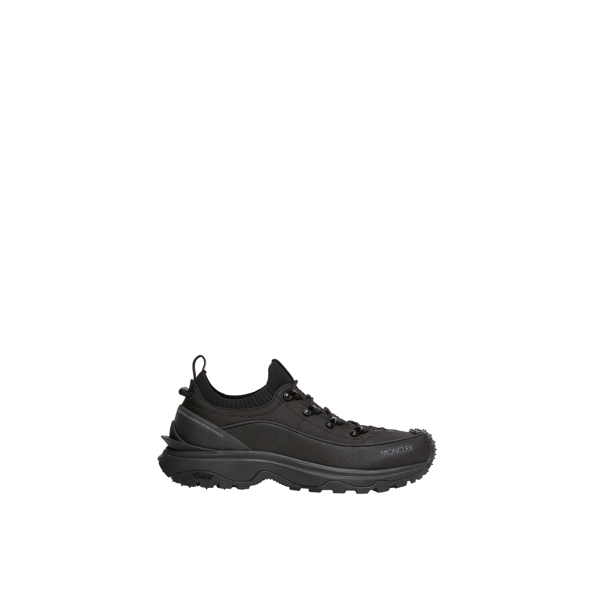 Moncler   Trailgrip Lite3 Suede Trainers for Men in Black, Size: 42