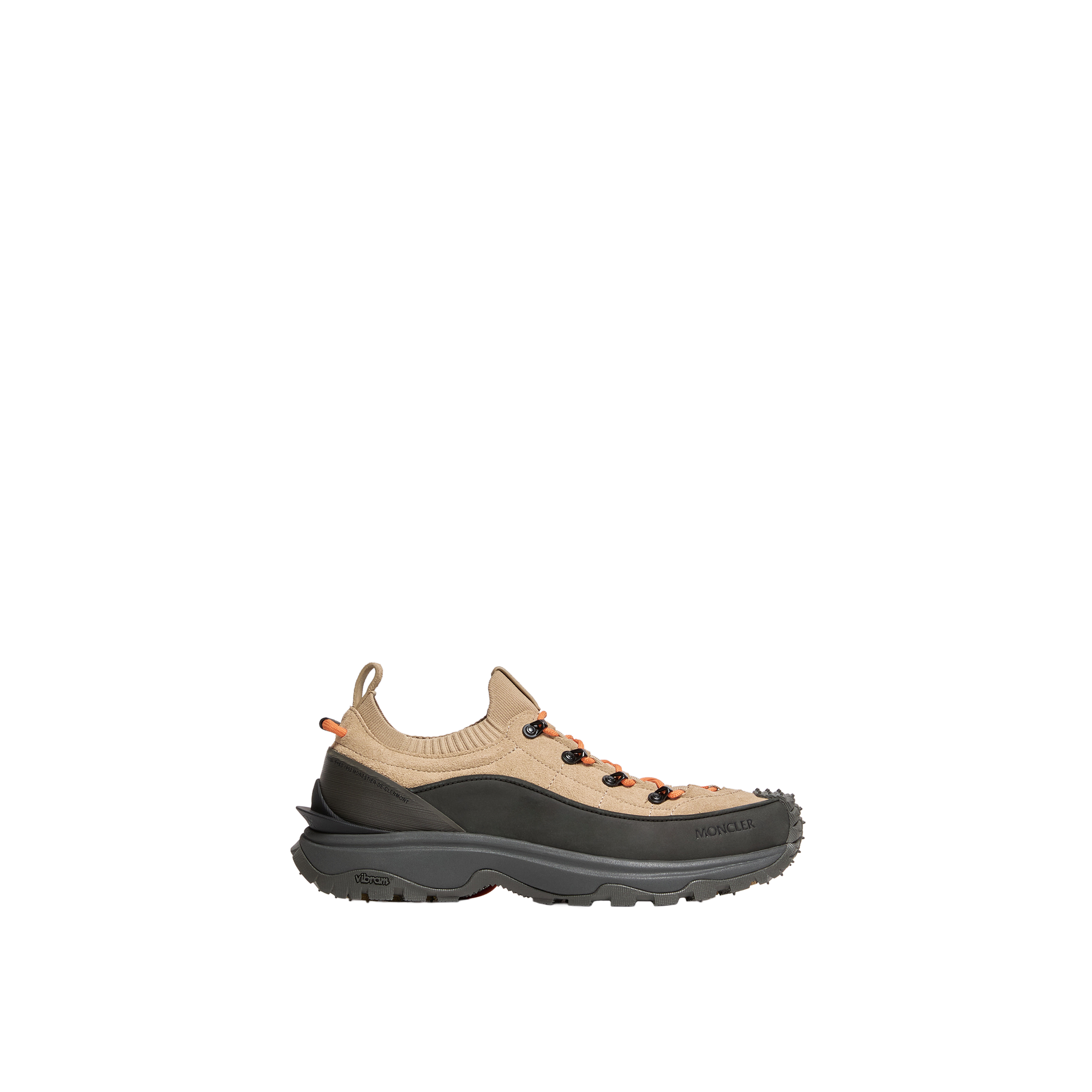 Moncler Trailgrip Lite3 Suede Trainers for Men in Brown, Size: 41 - Image 1