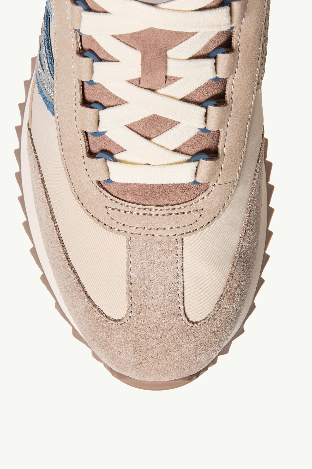 Pacey2 Suede & Nubuck Trainers Men Beige Moncler 2
