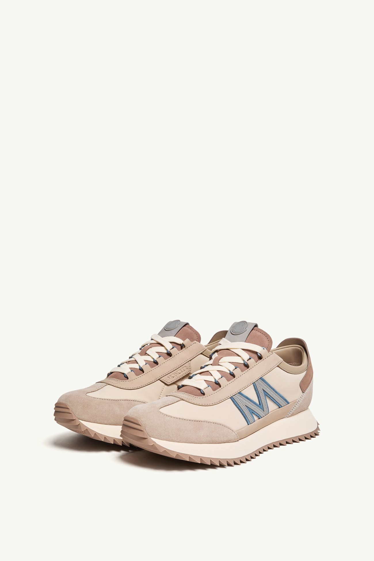 Sneakers Pacey2 en daim et nubuck Hommes Beige Moncler 3