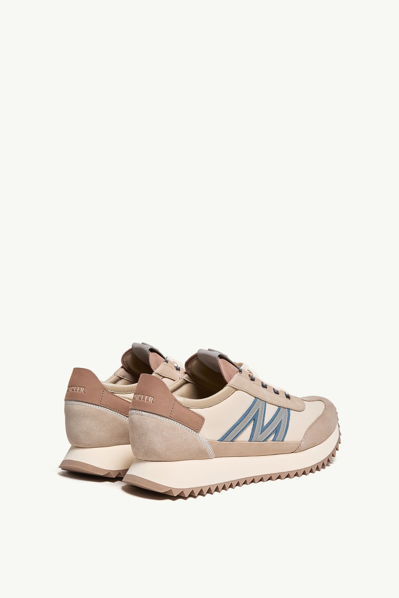 Sneakers Pacey2 en daim et nubuck Hommes Beige Moncler 4