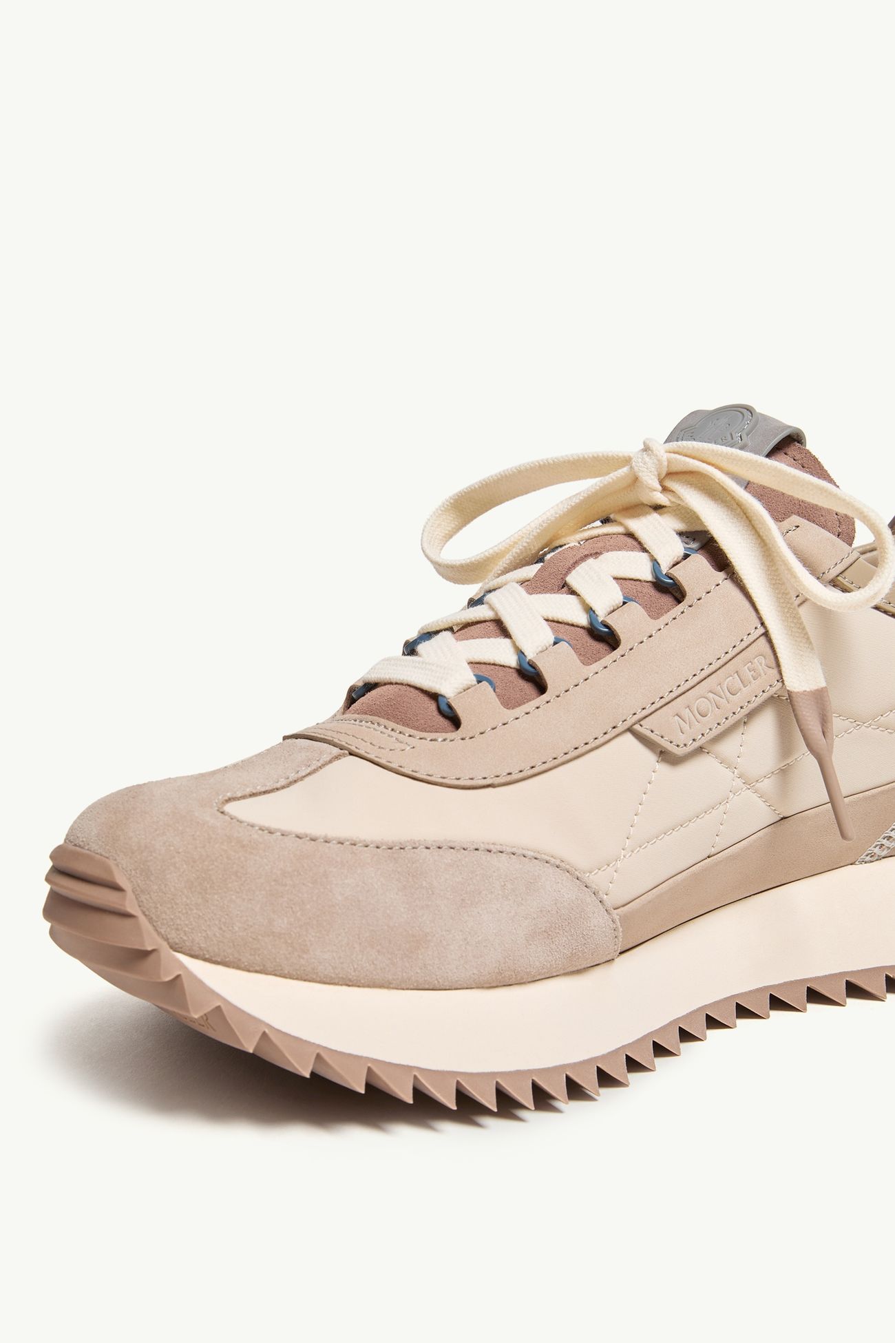 Pacey2 Suede & Nubuck Trainers Men Beige Moncler 7